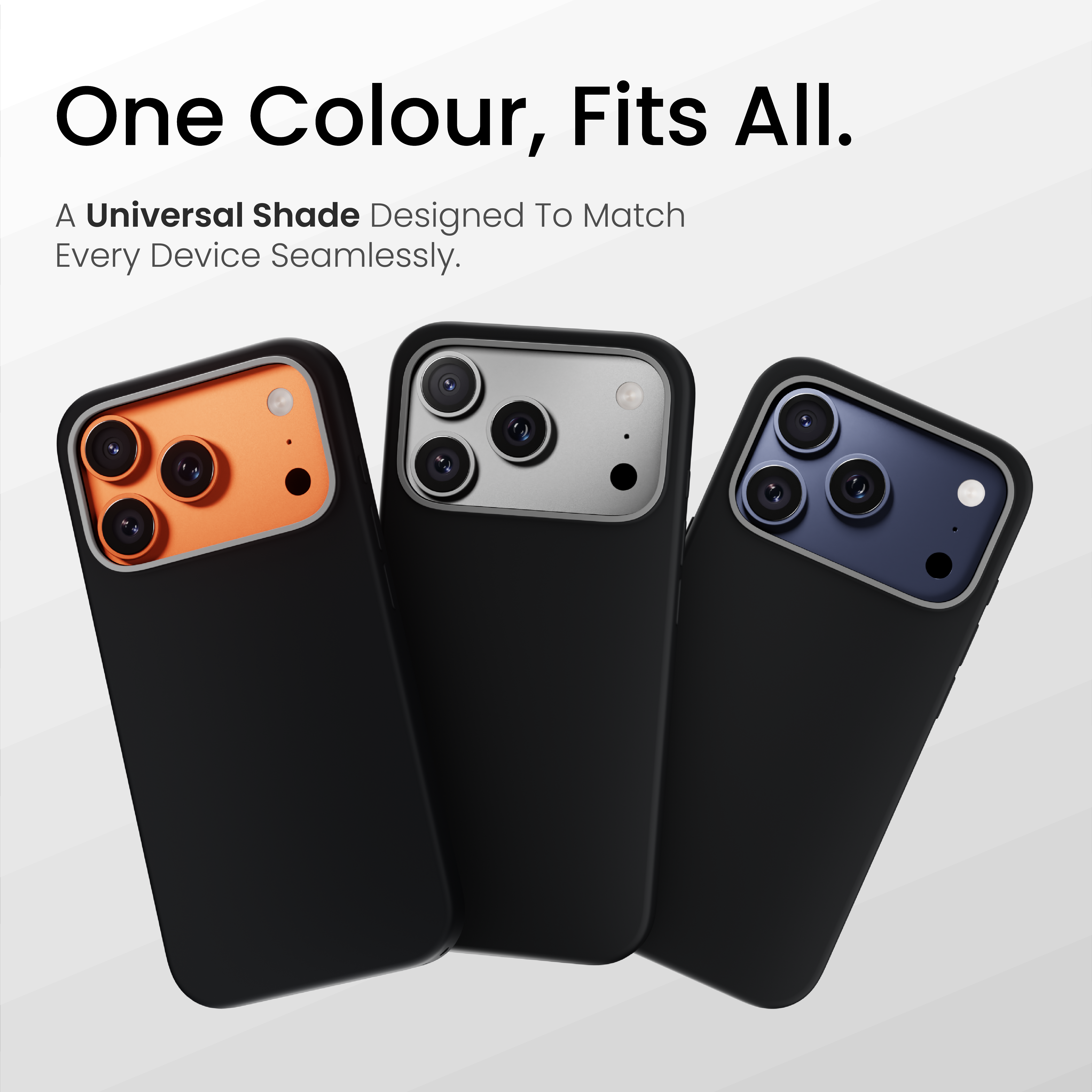 Silicone Snap Fit Case Cover For iPhone 17 Pro Max