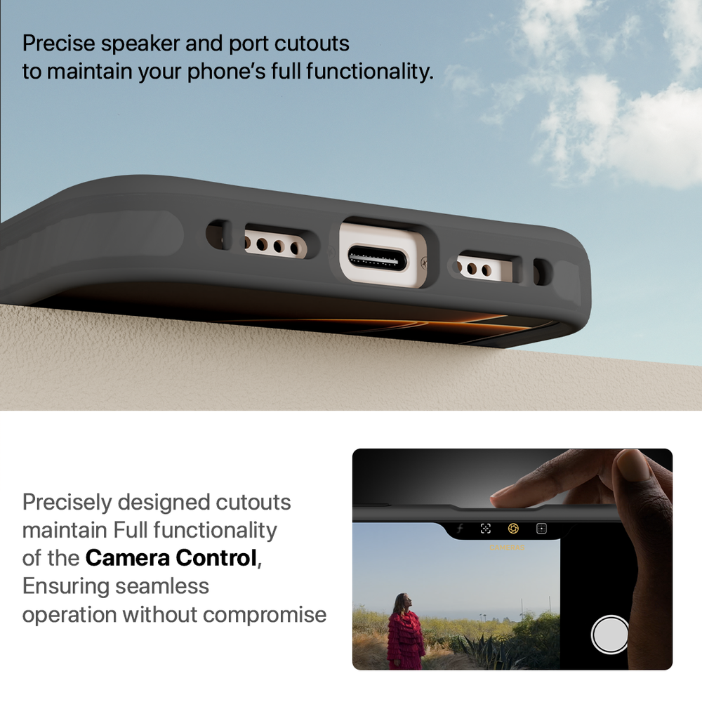 Bold Pro Case For iPhone 16 Pro Max - Bold Pro Replacement Visa-Free Textured View Cons