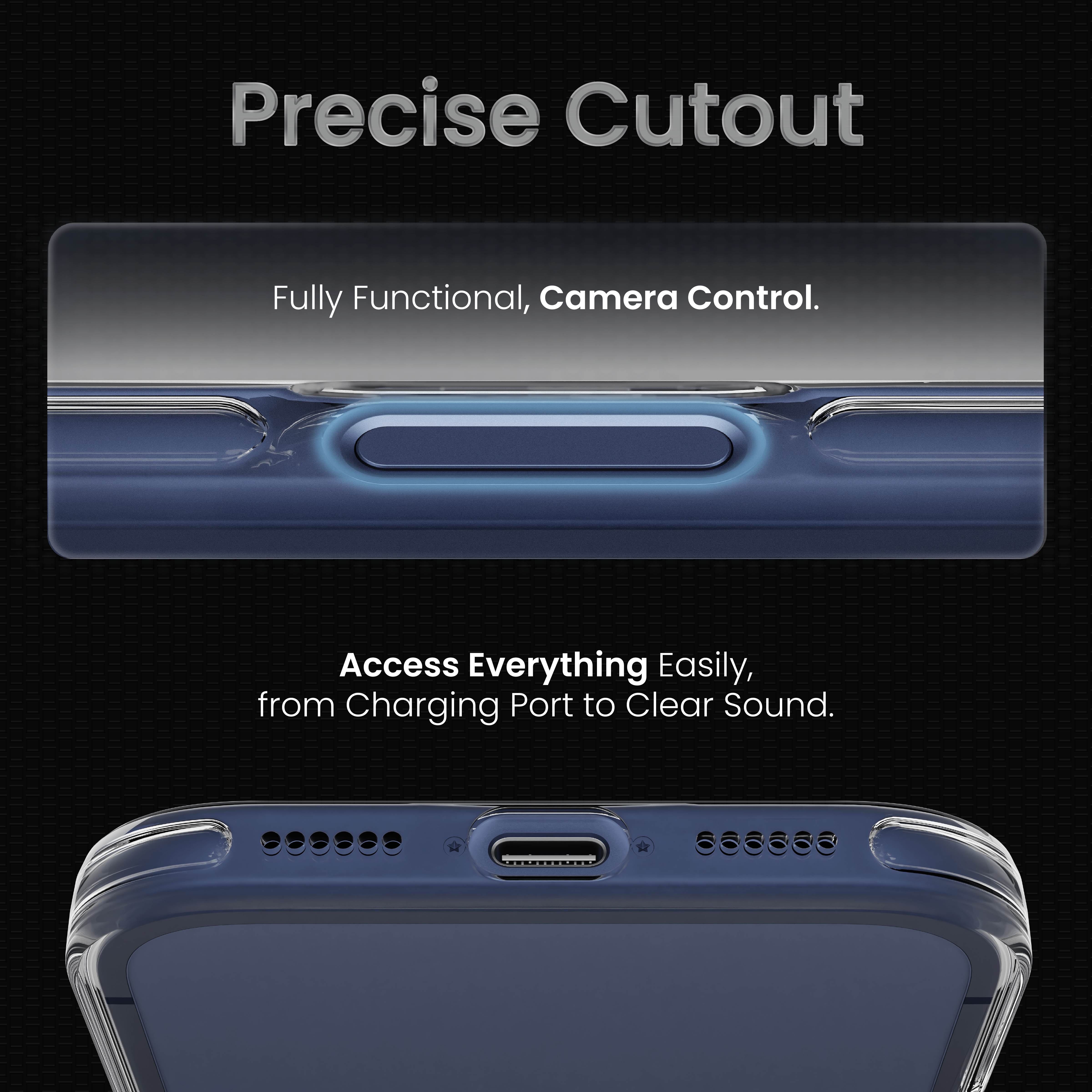 Super Crystal Case Cover For iPhone 17 Pro