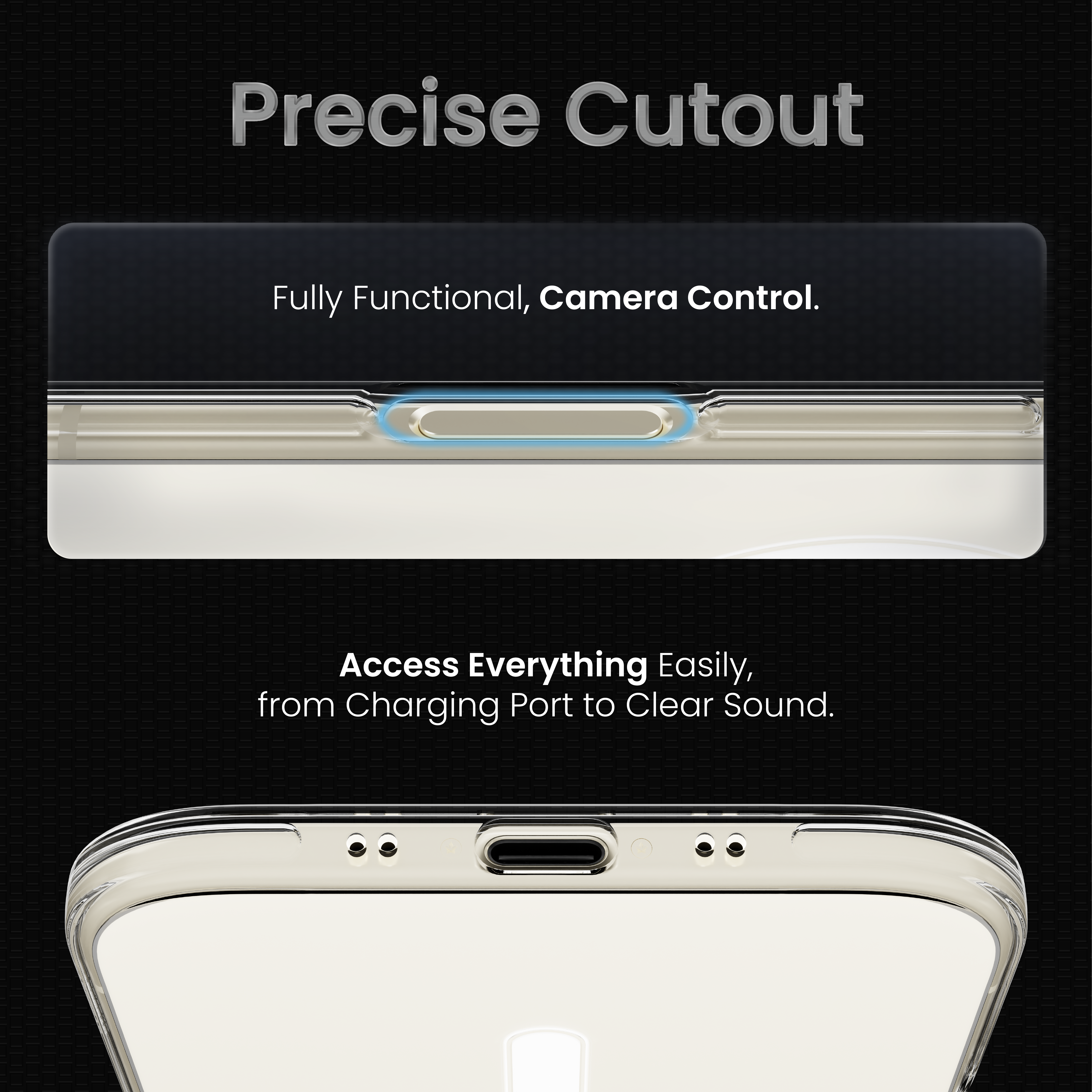 Super Crystal Case Cover For iPhone Air