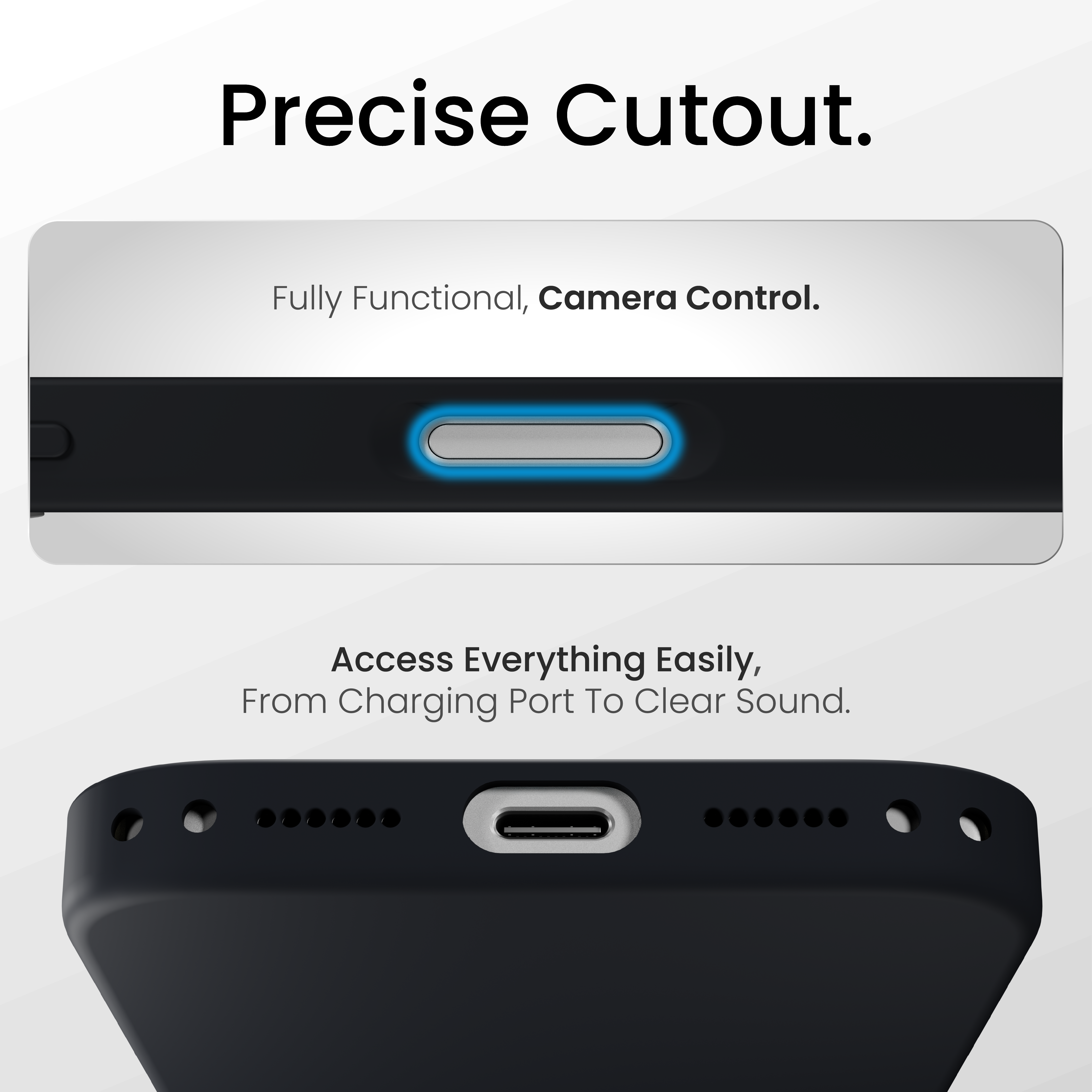 Silicone Snap Fit Case Cover For iPhone 17 Pro Max