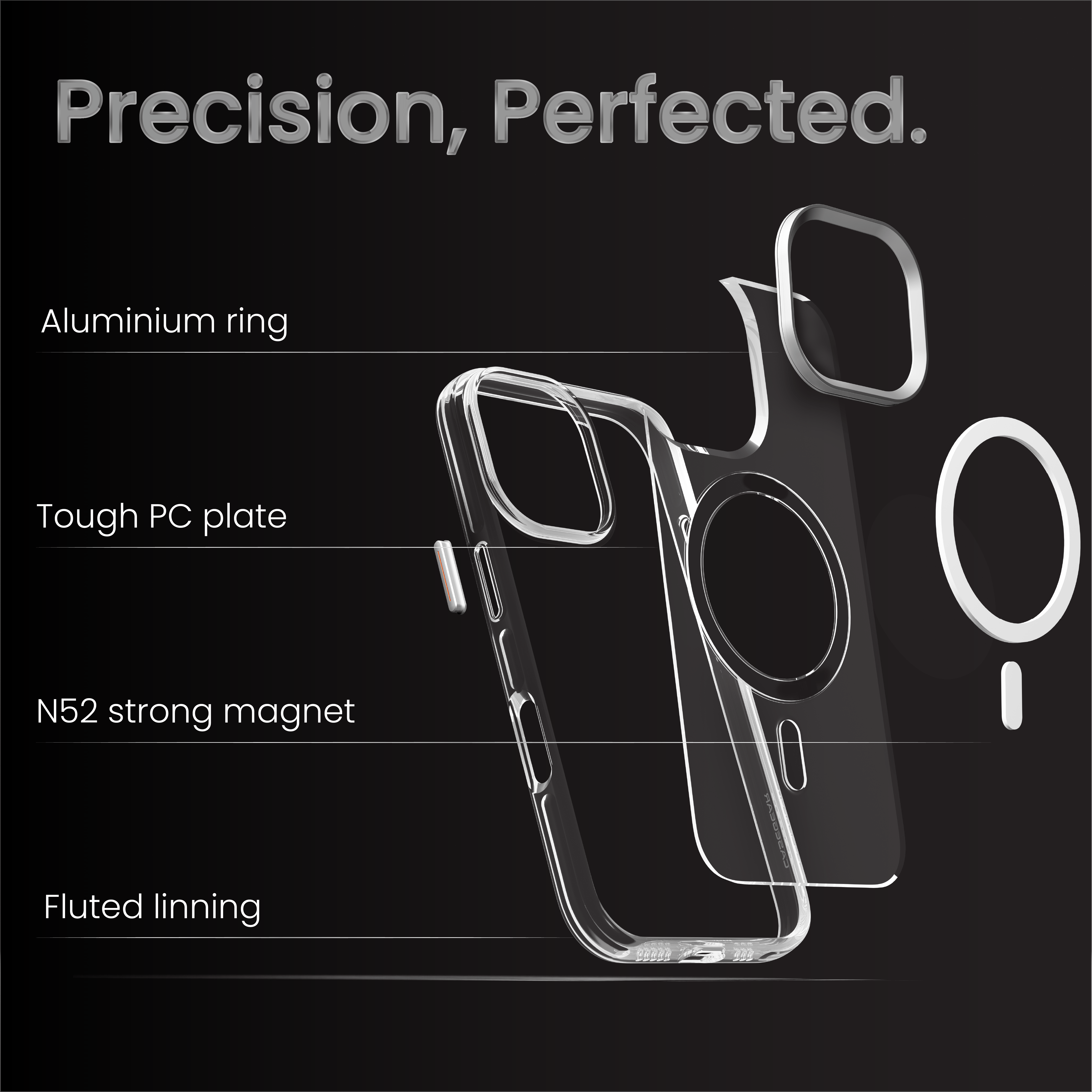 Super Crystal Case Cover For iPhone 17