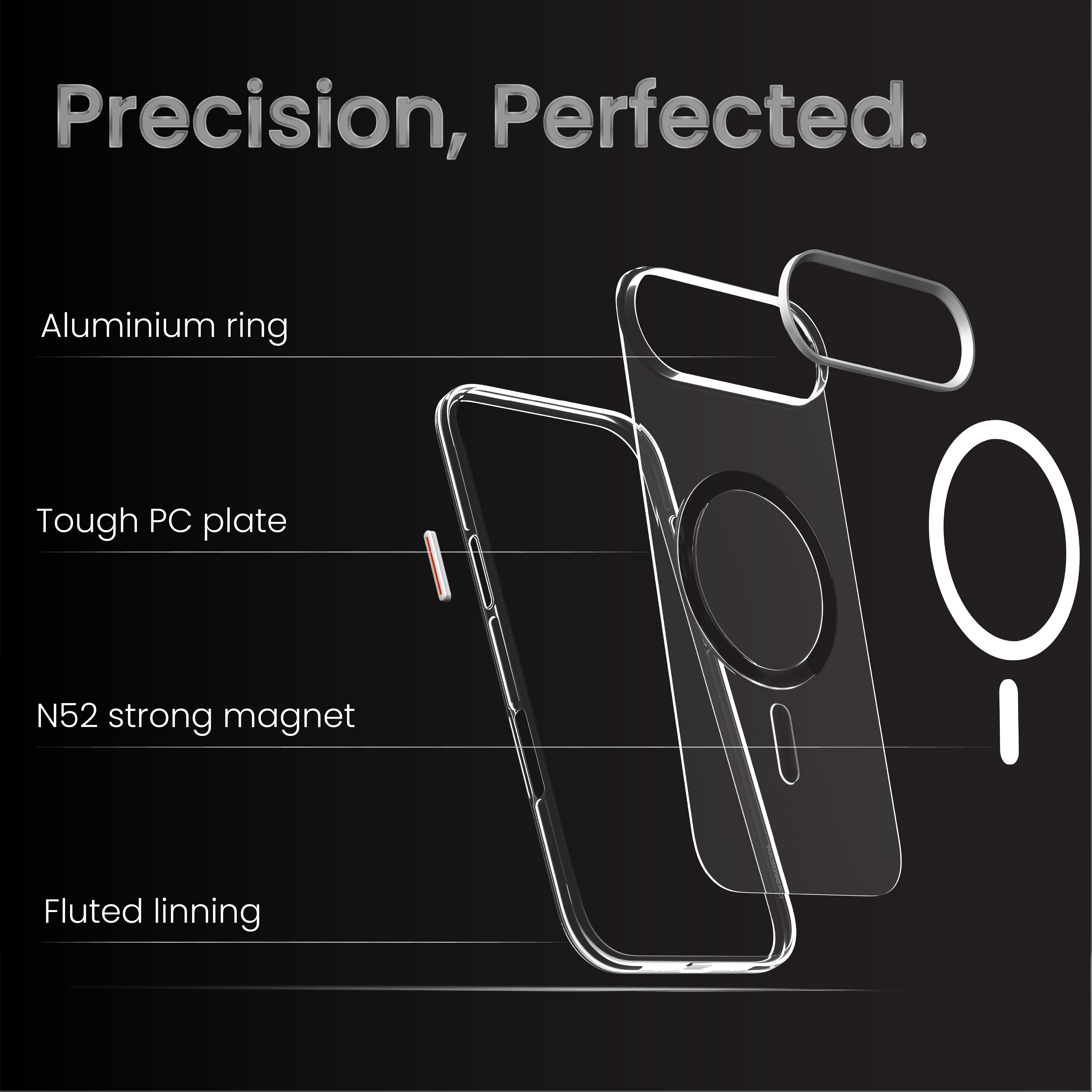 Super Crystal Case Cover For iPhone Air