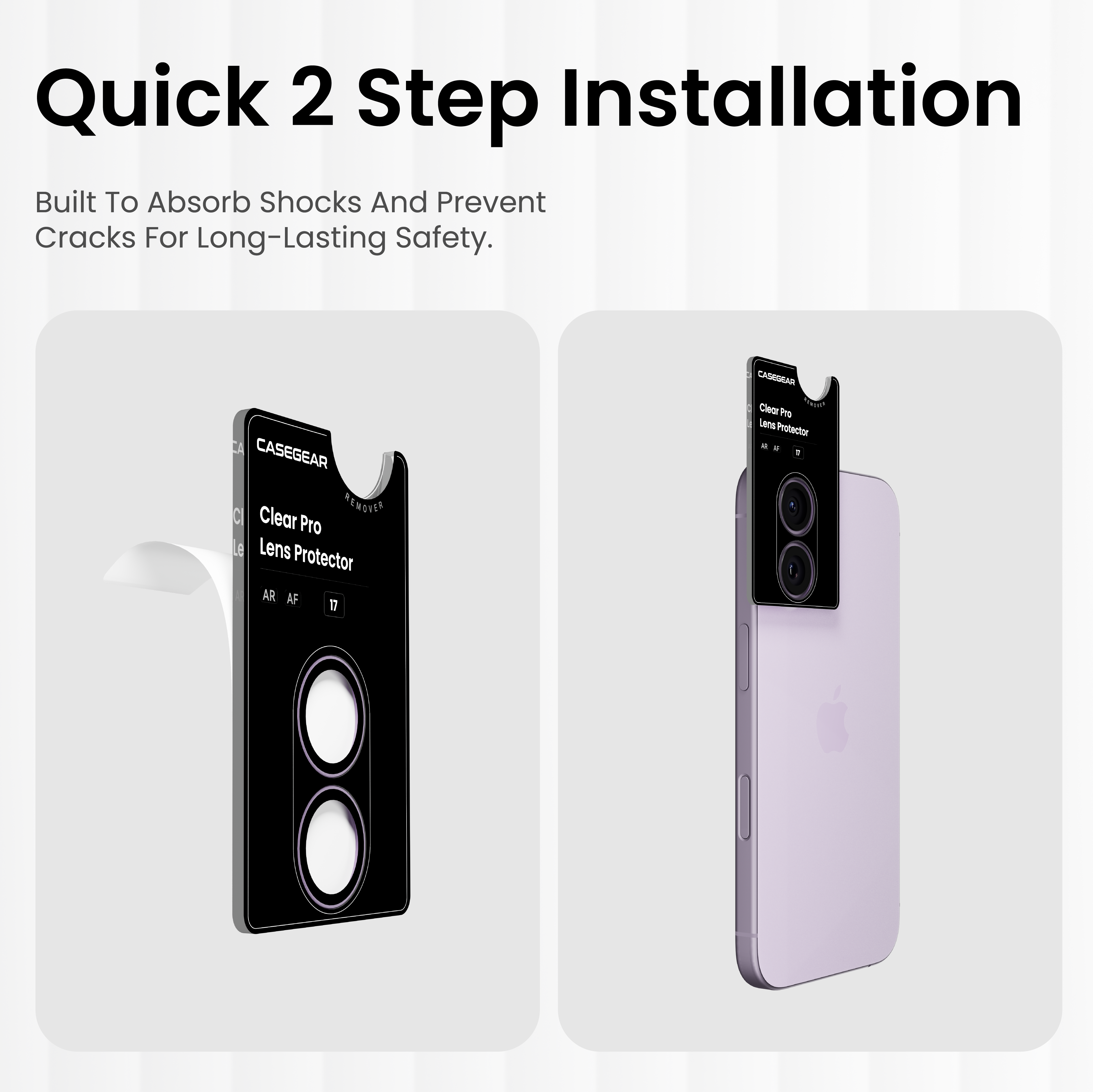 Clear Pro Lens Protector For iPhone 17