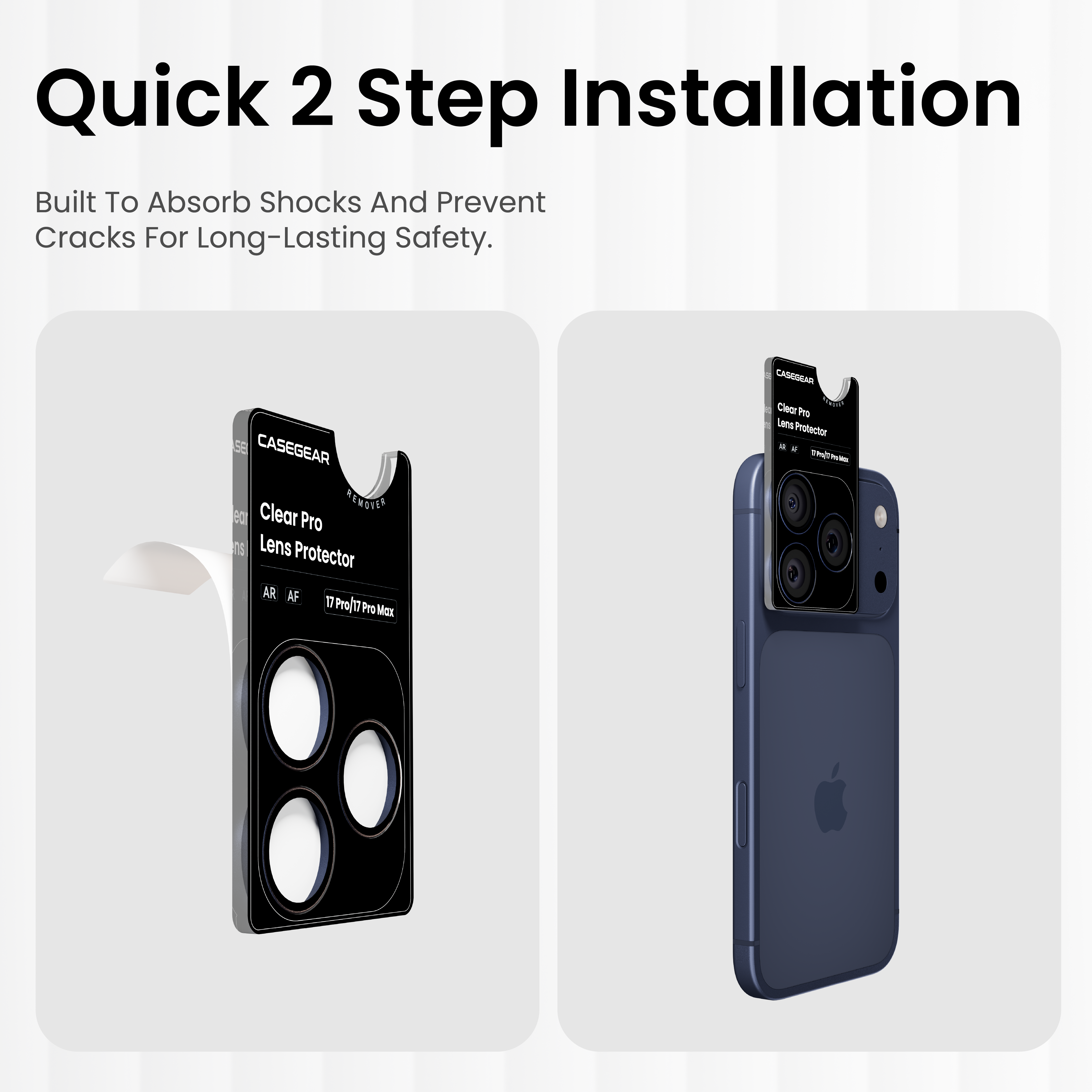 Clear Pro Lens Protector For iPhone 17 Pro Max