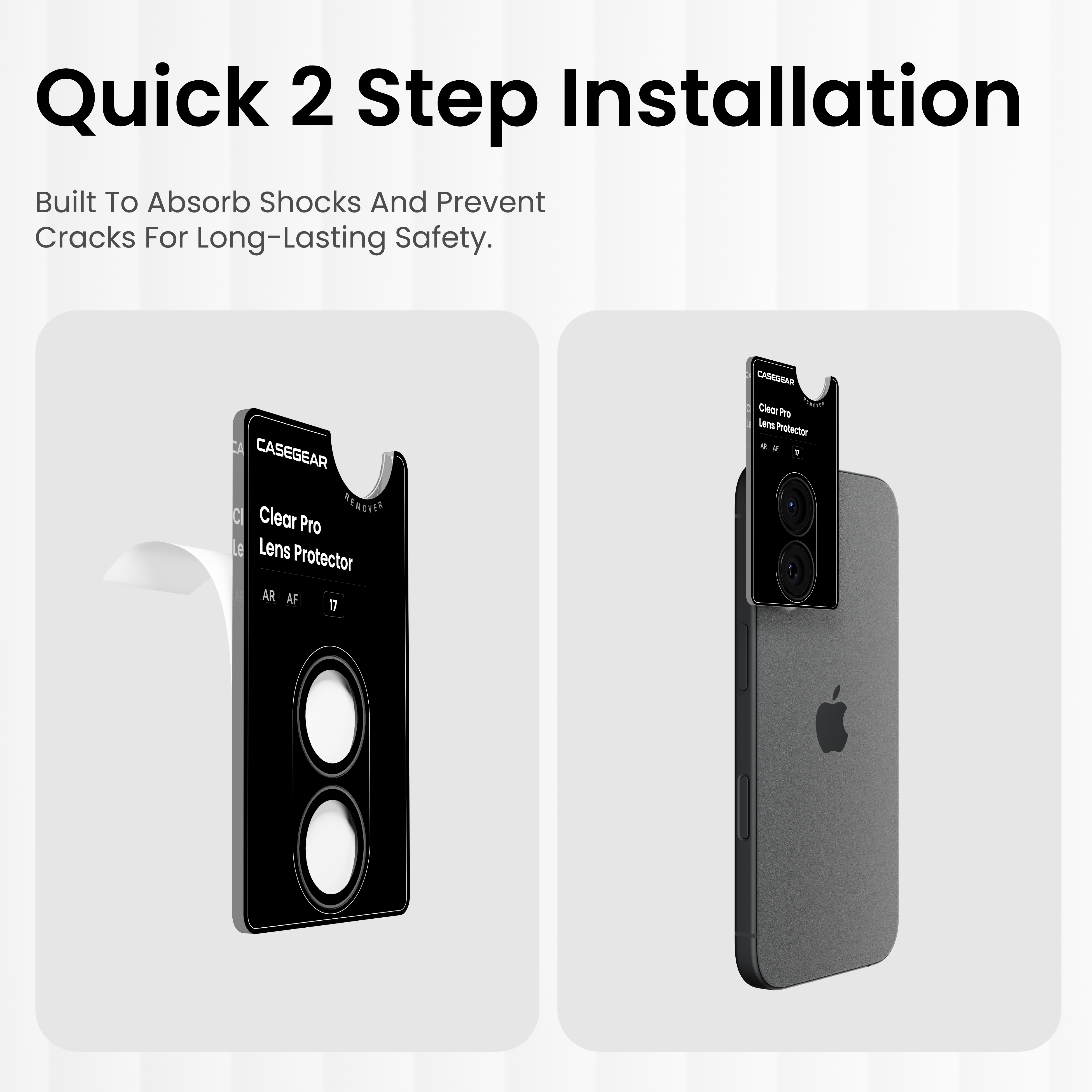 Clear Pro Lens Protector For iPhone 17