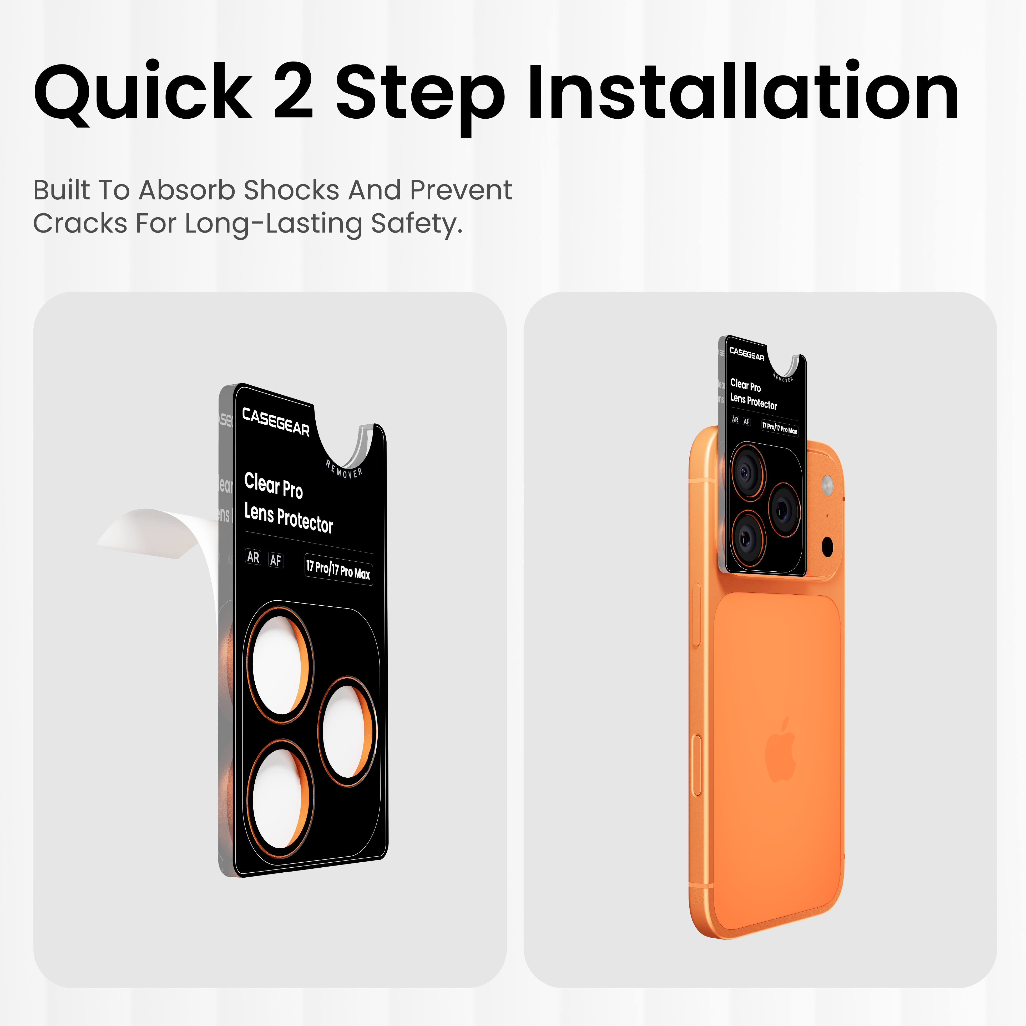 Clear Pro Lens Protector For iPhone 17 Pro Max