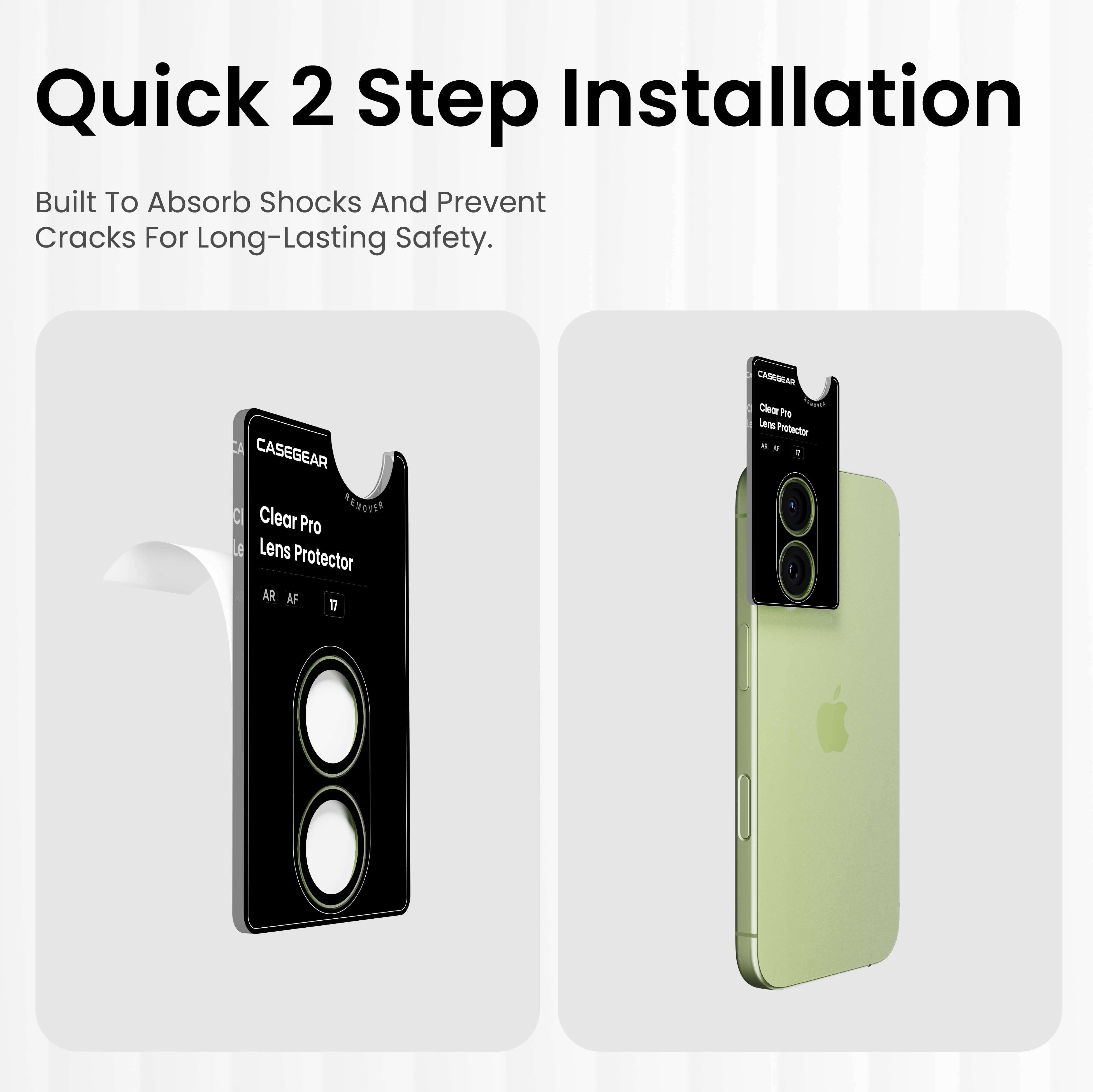 Clear Pro Lens Protector For iPhone 17