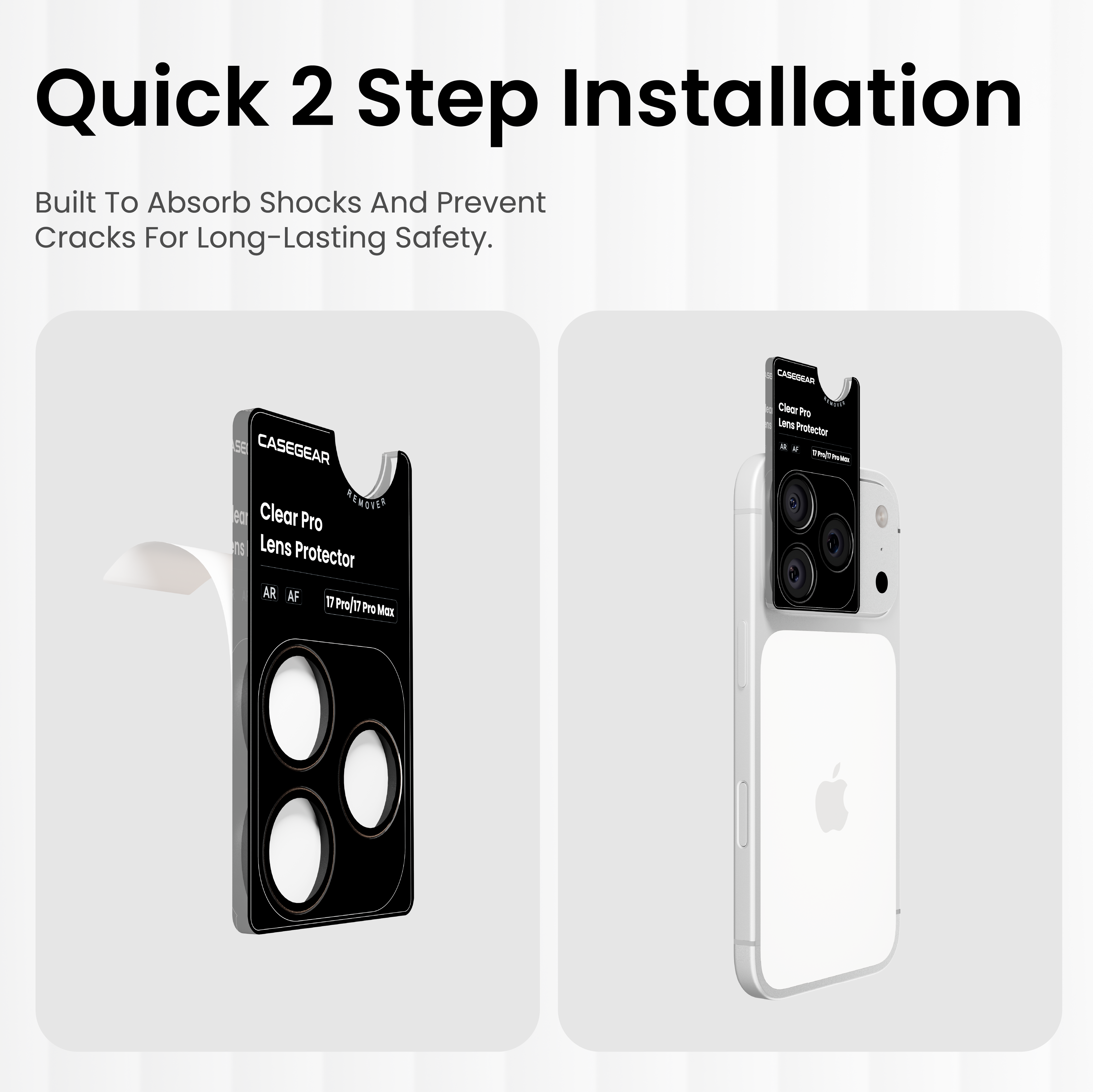 Clear Pro Lens Protector For iPhone 17 Pro Max