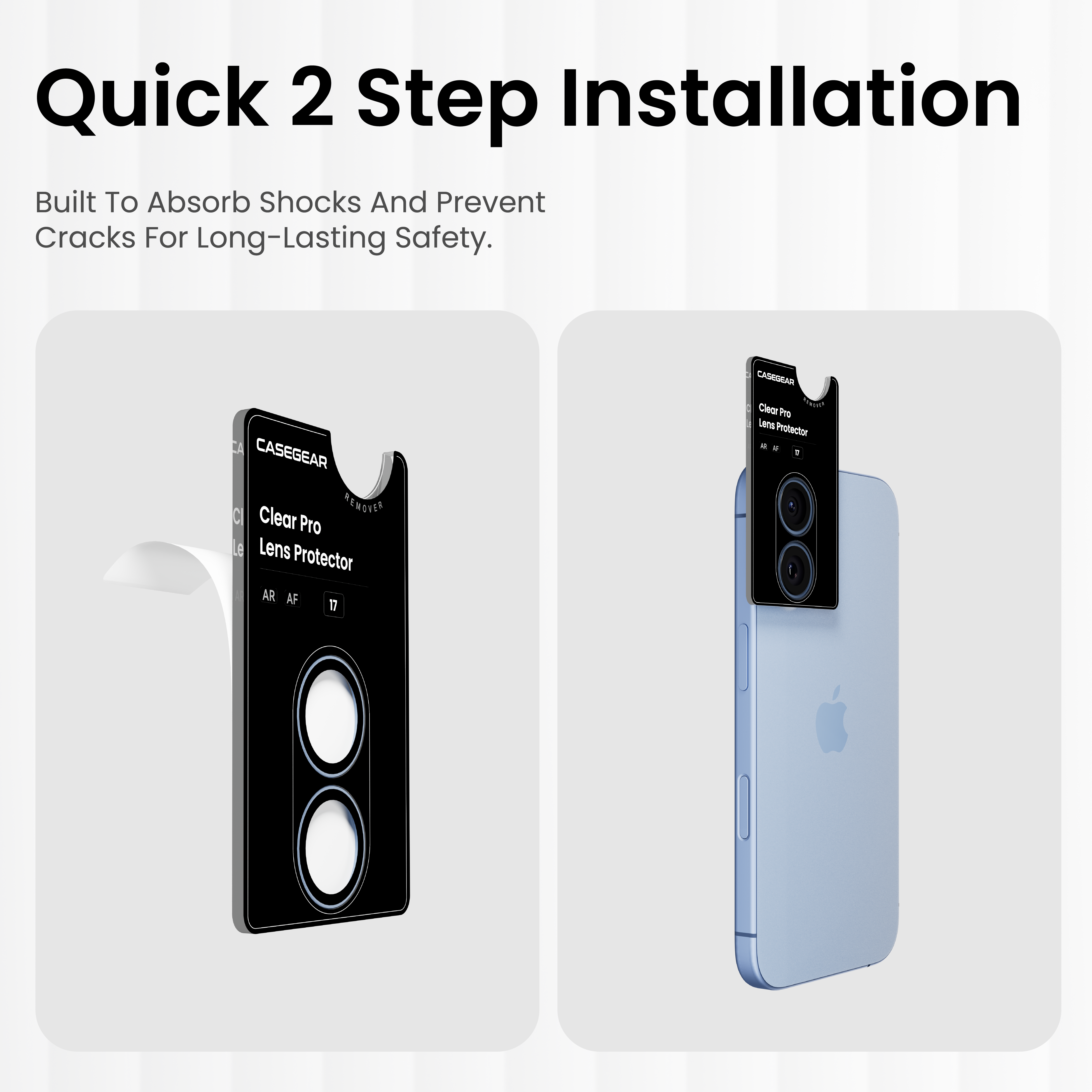 Clear Pro Lens Protector For iPhone 17