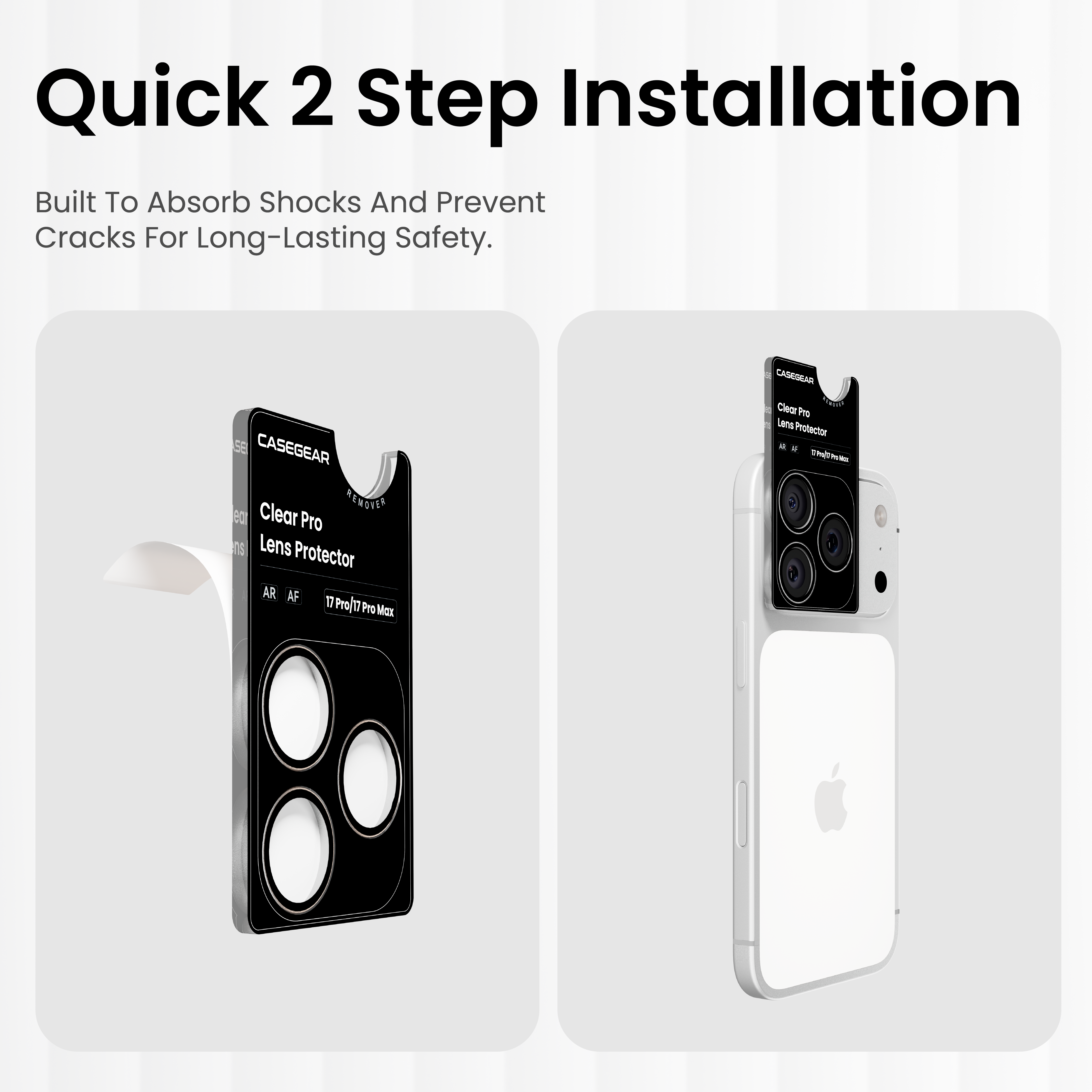 Clear Pro Lens Protector For iPhone 17 Pro Max