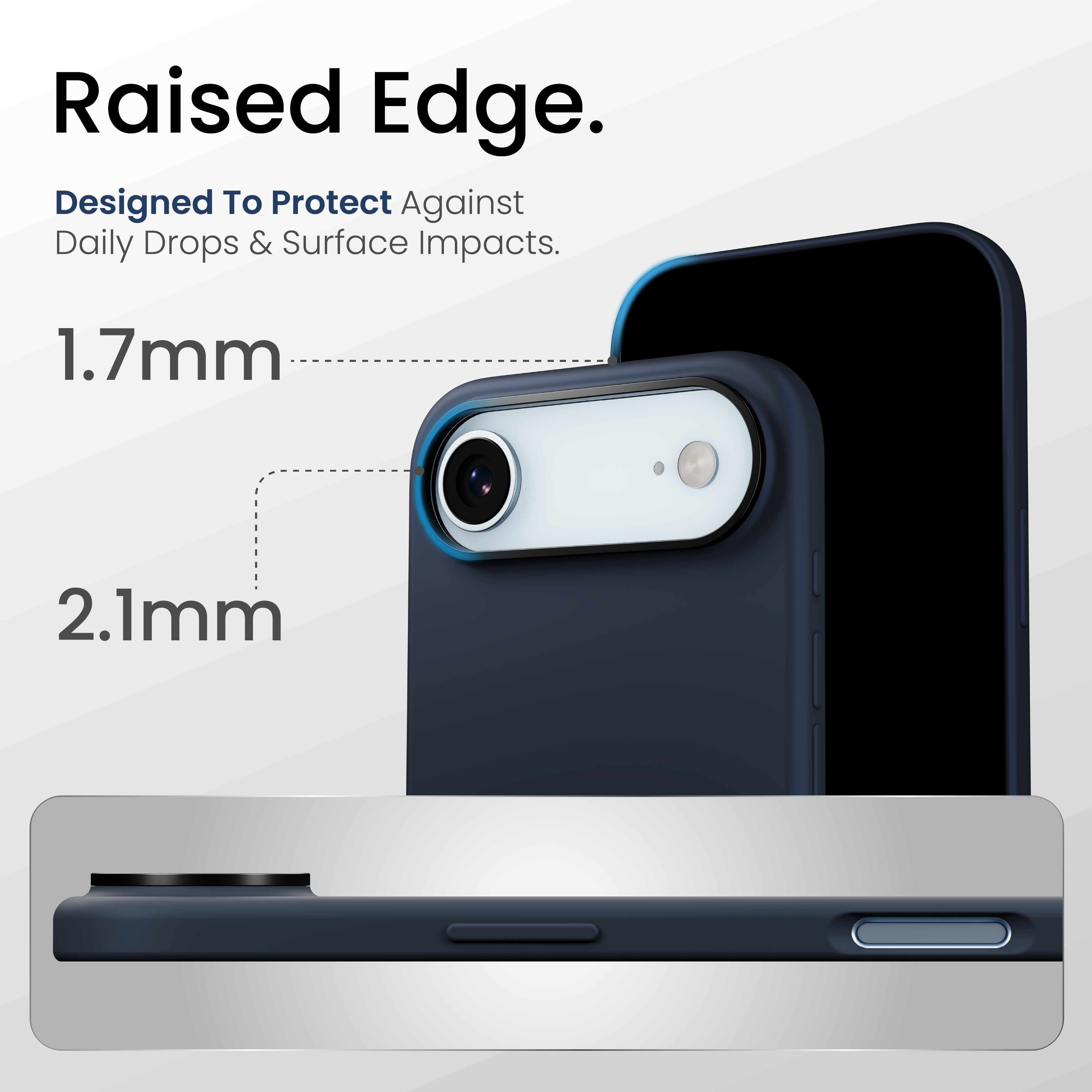 Silicone Snap Fit Case Cover For iPhone Air