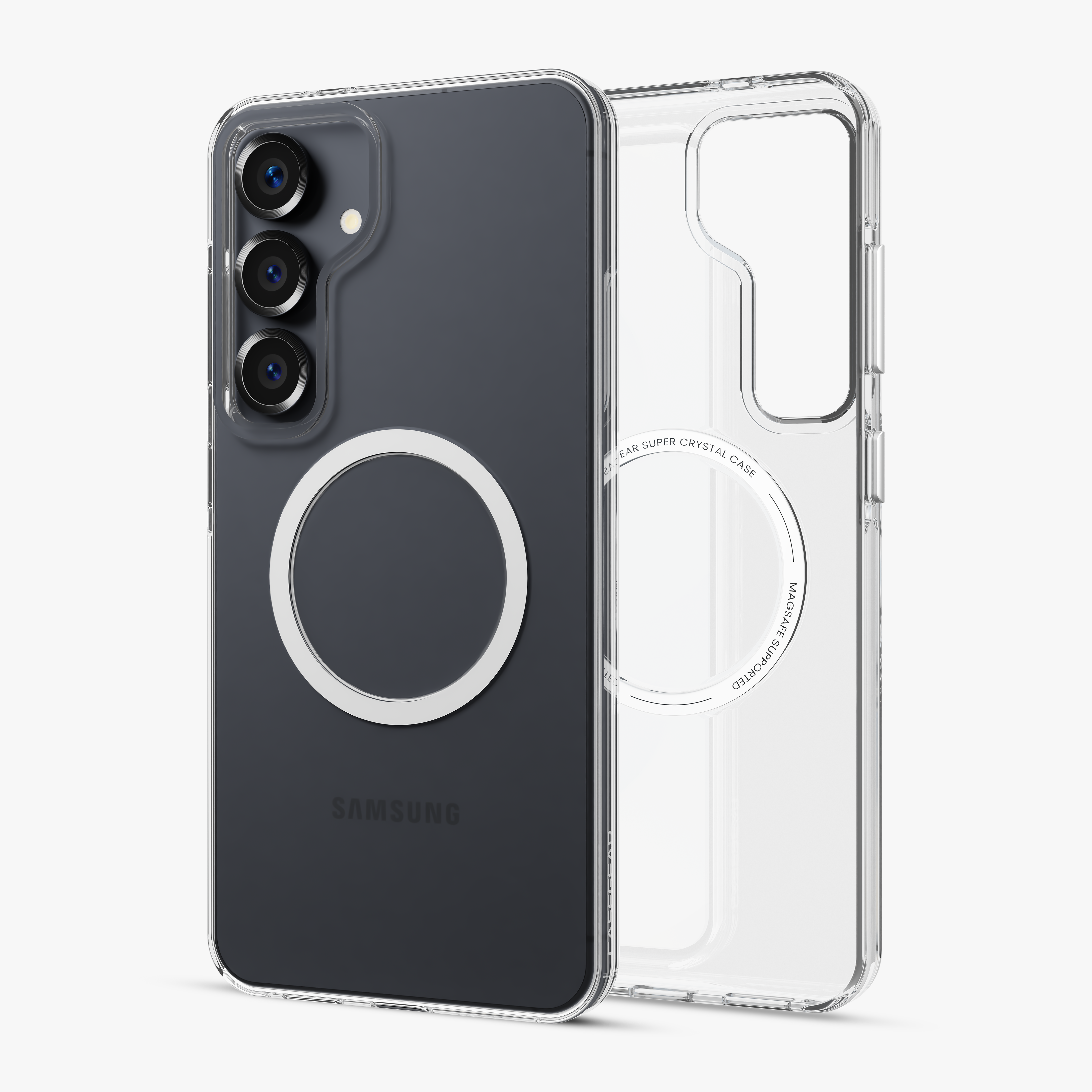 Super Crystal Case Cover For Samsung S25 Plus