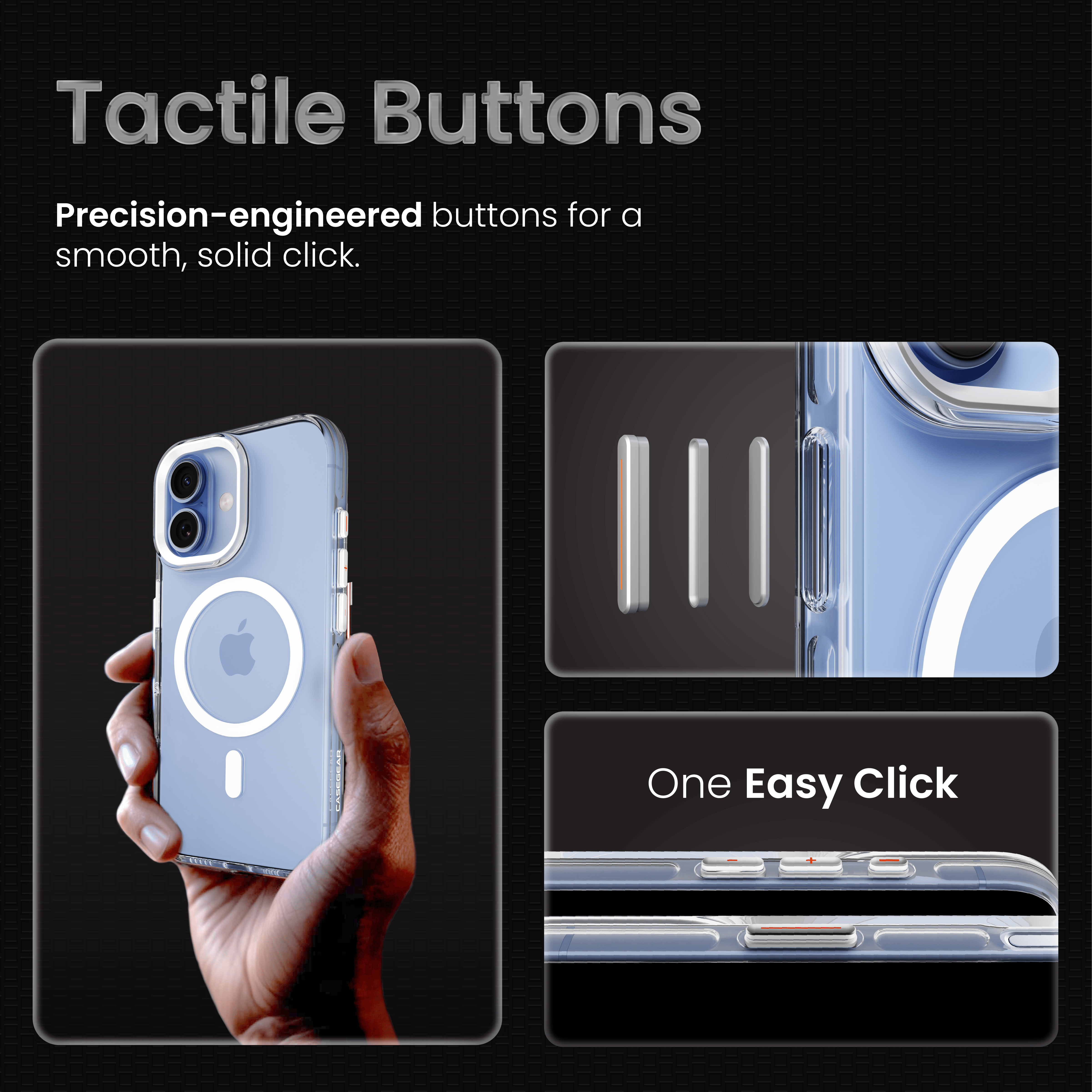 Super Crystal Case Cover For iPhone 17