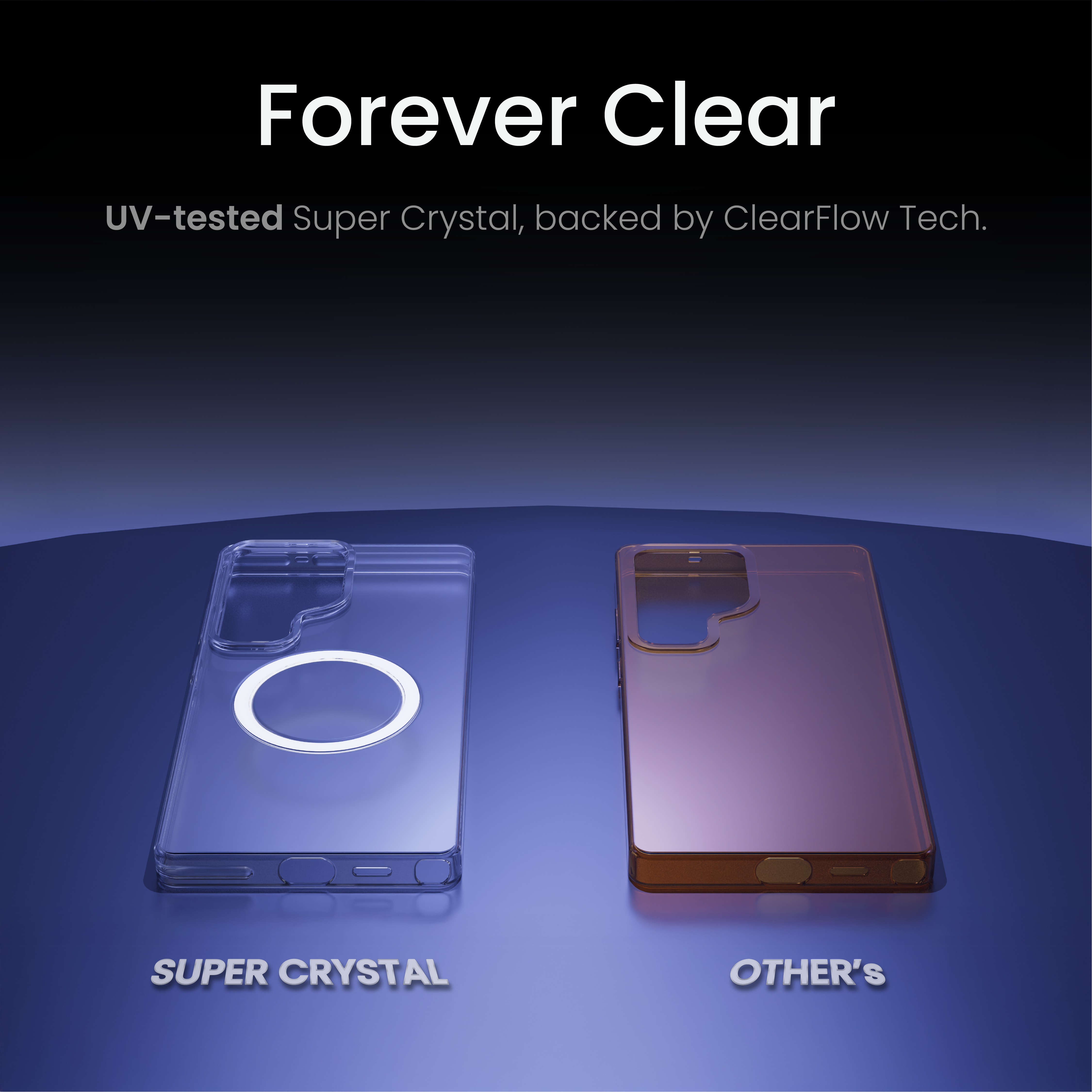 Super Crystal Case Cover For Samsung S25 Ultra