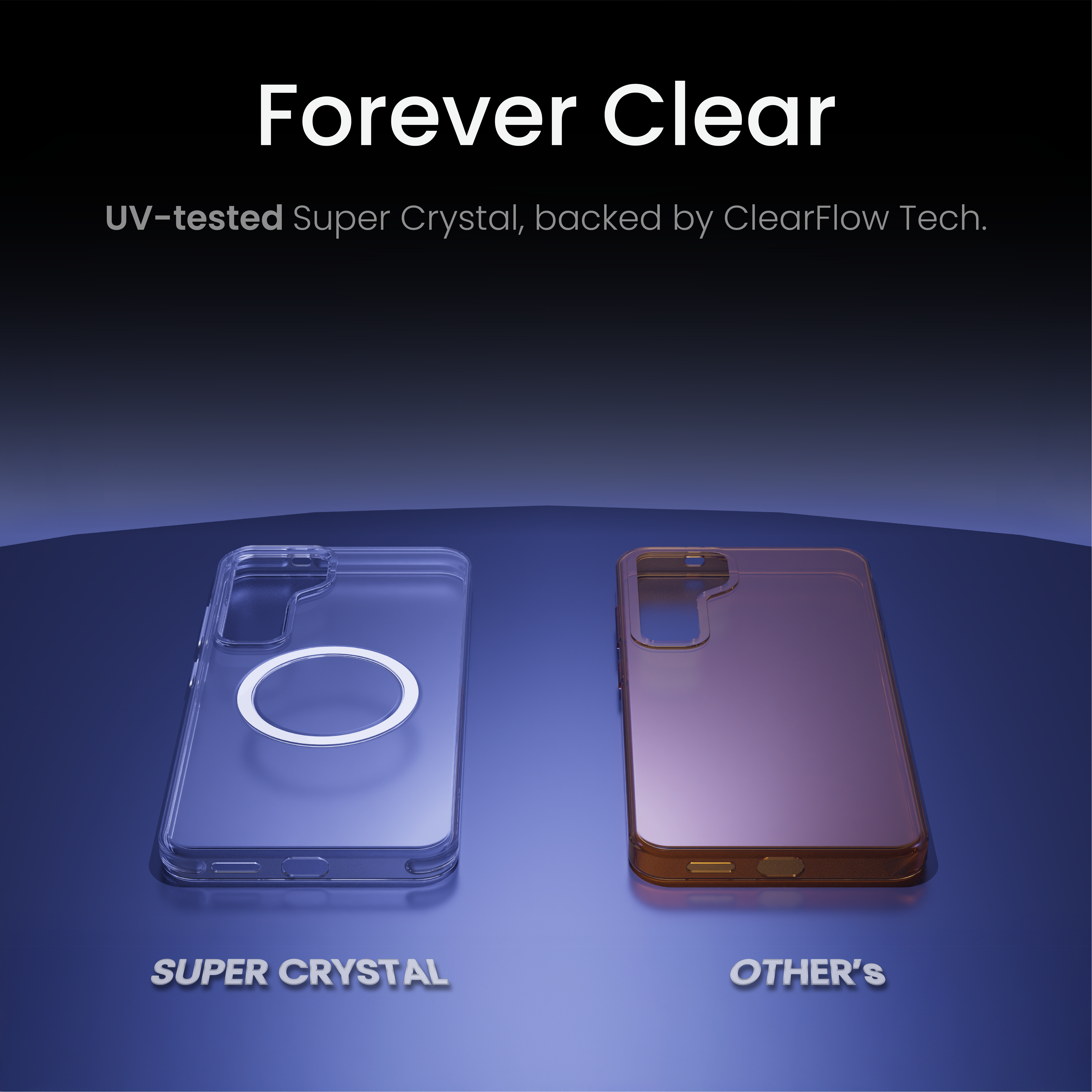 Super Crystal Case Cover For Samsung S25 Plus