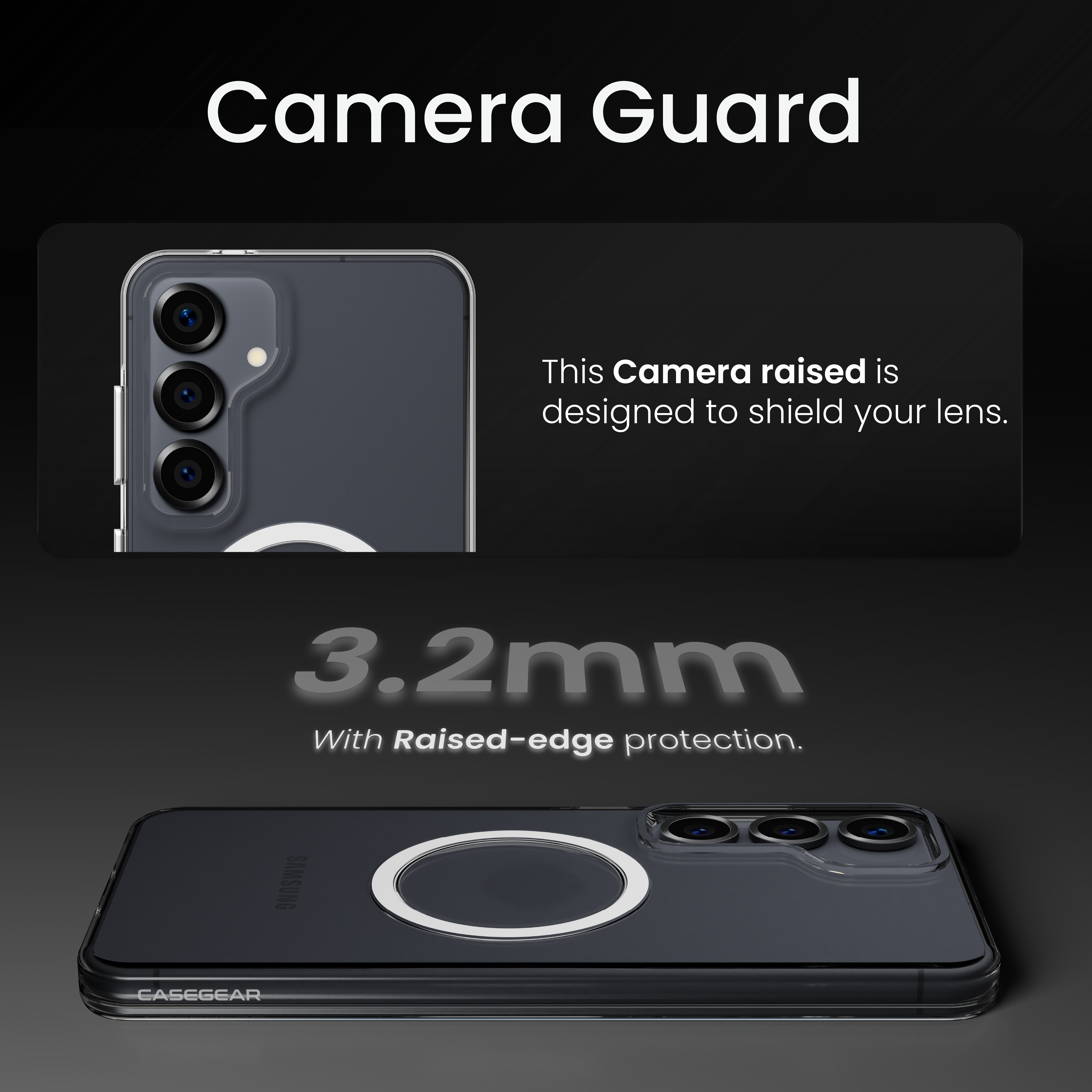 Super Crystal Case Cover For Samsung S25 Plus