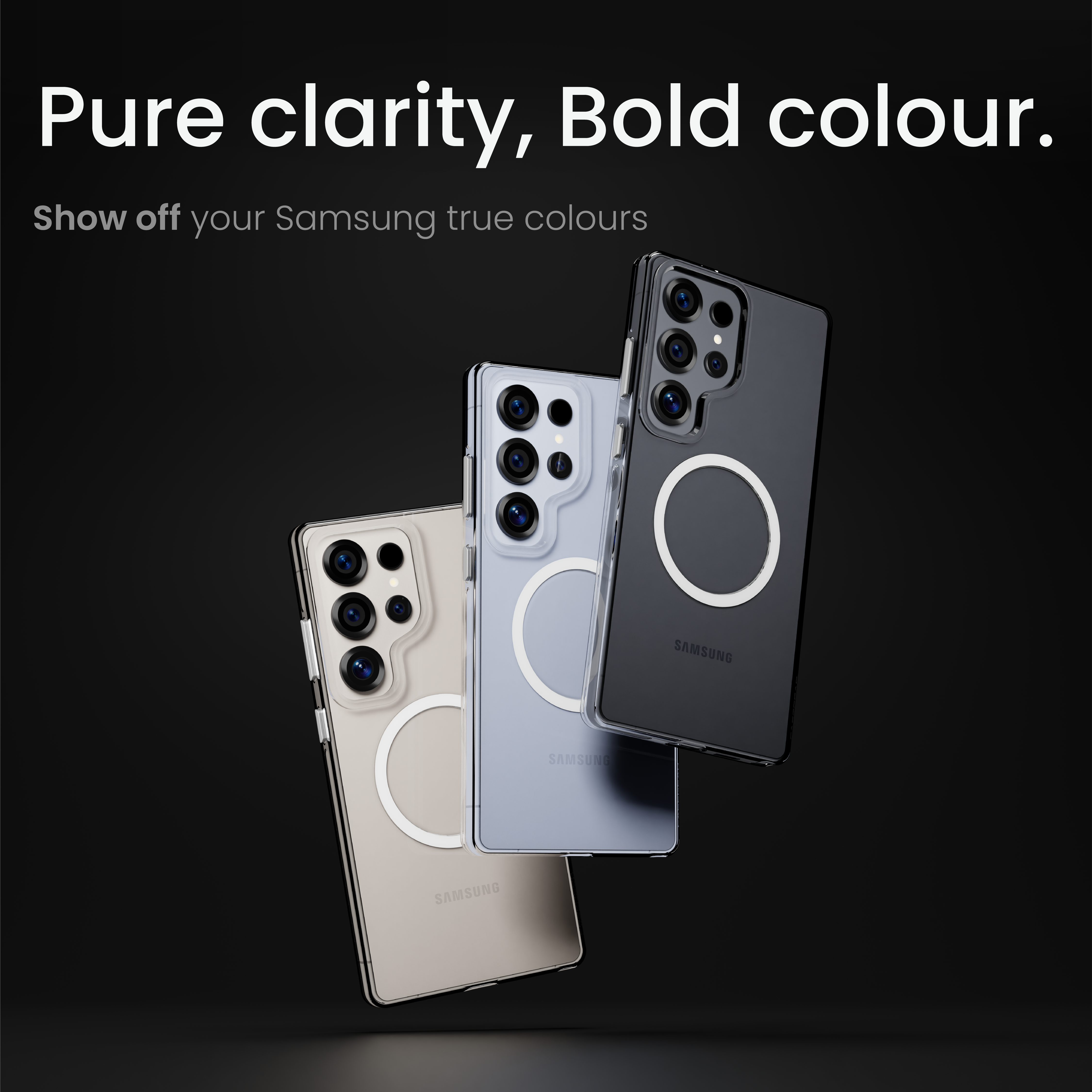 Super Crystal Case Cover For Samsung S25 Ultra