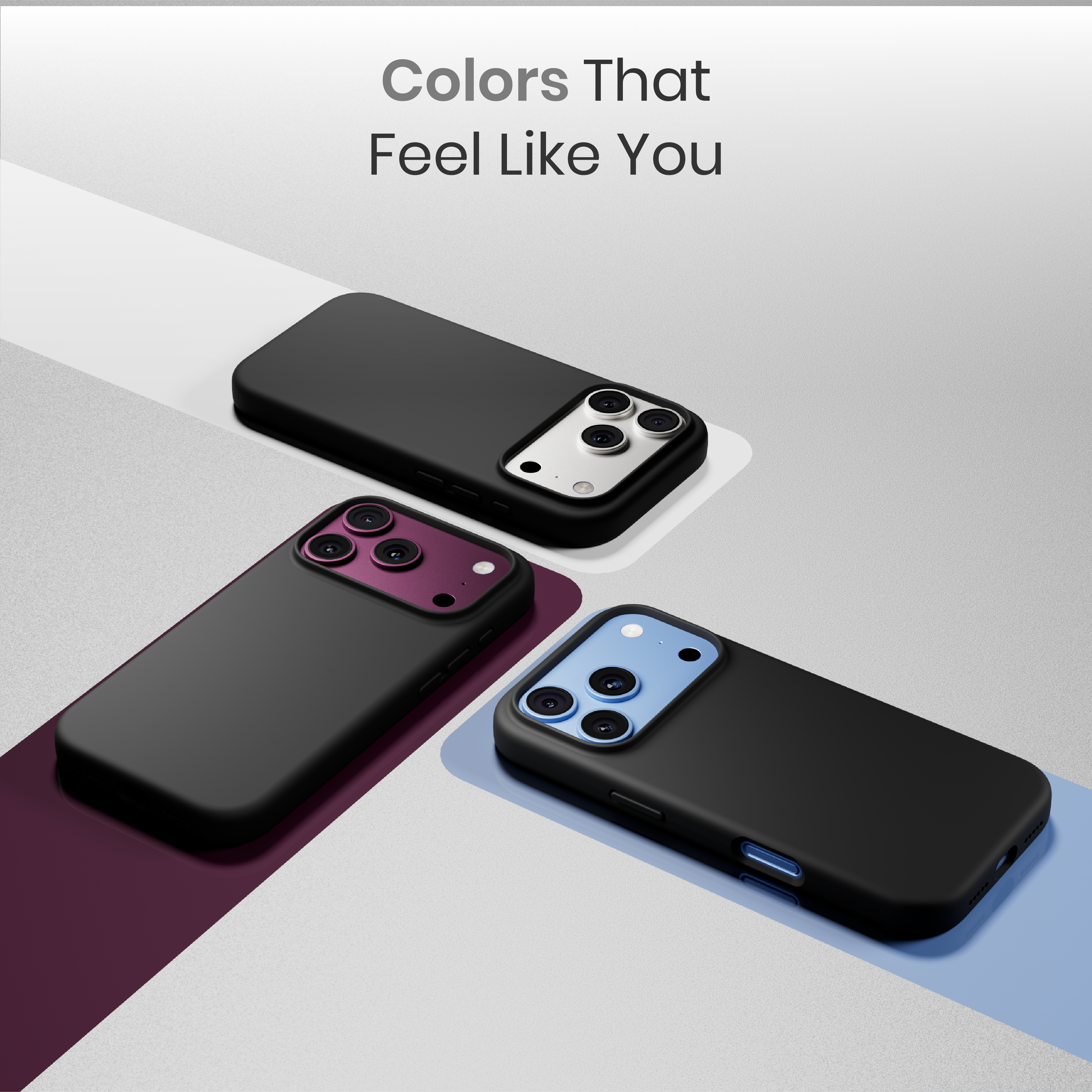 Silicone Snap Fit Case Cover For iPhone 18 Pro