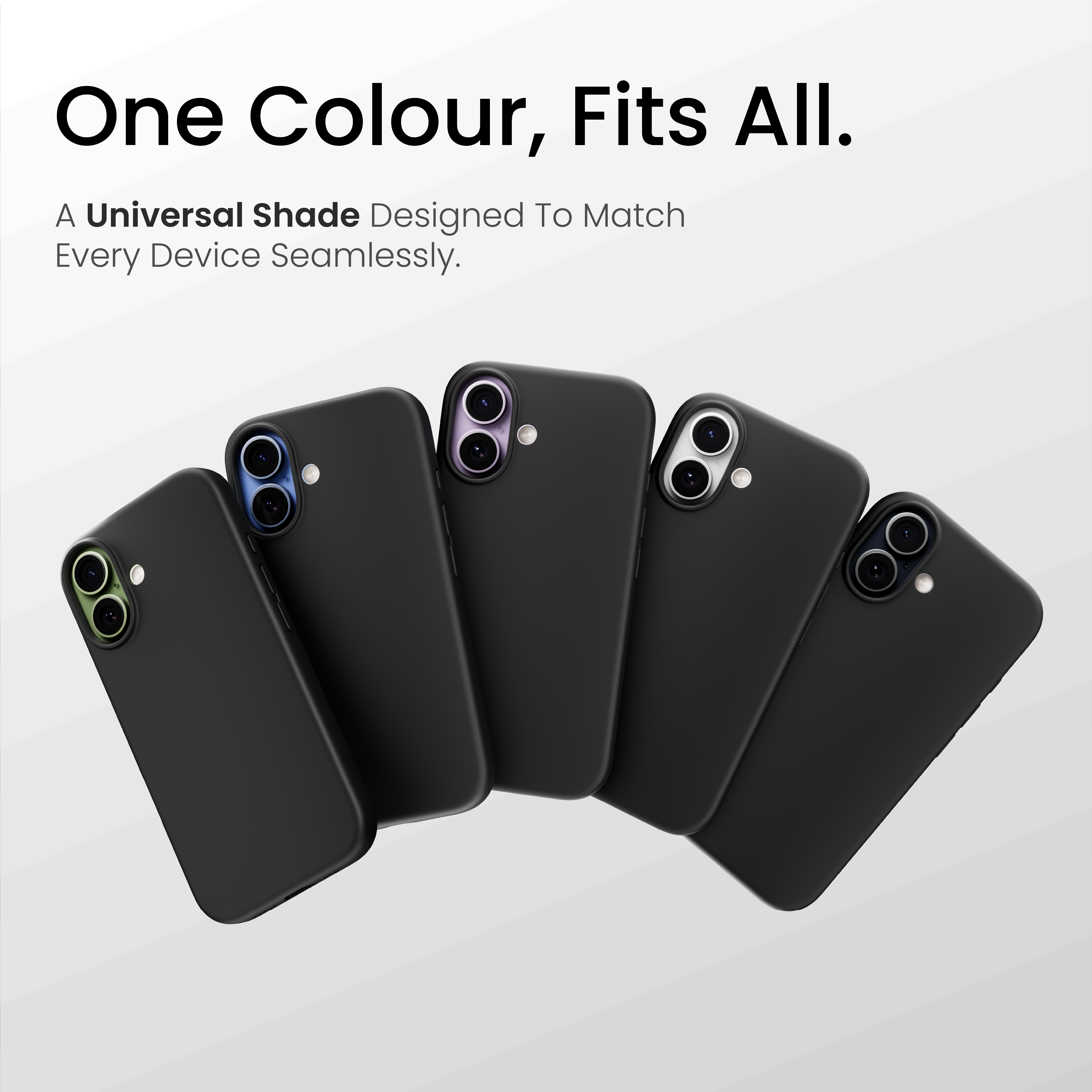 Silicone Snap Fit Case Cover For iPhone 17