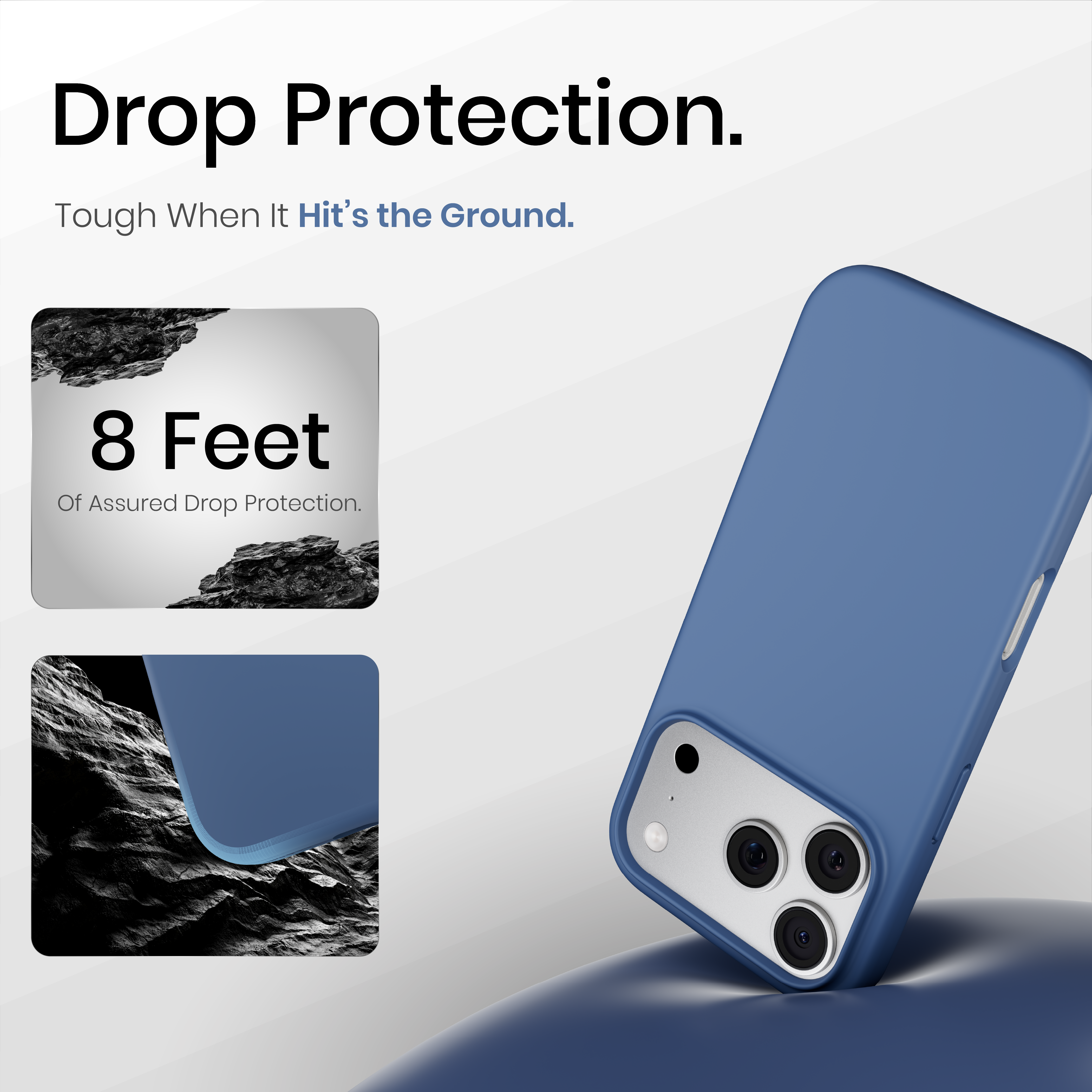 Silicone Snap Fit Case Cover For iPhone 17 Pro Max