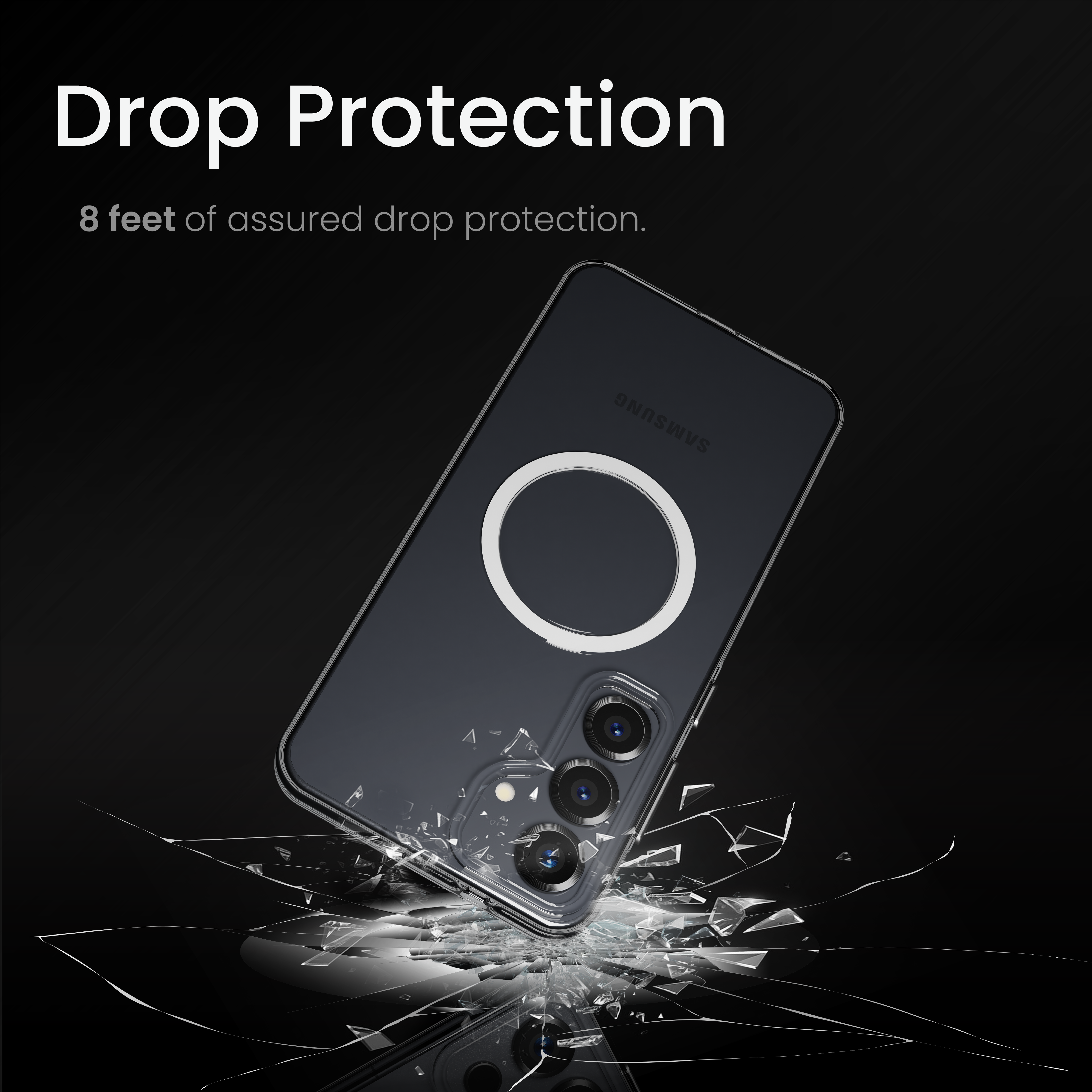 Super Crystal Case Cover For Samsung S25 Plus