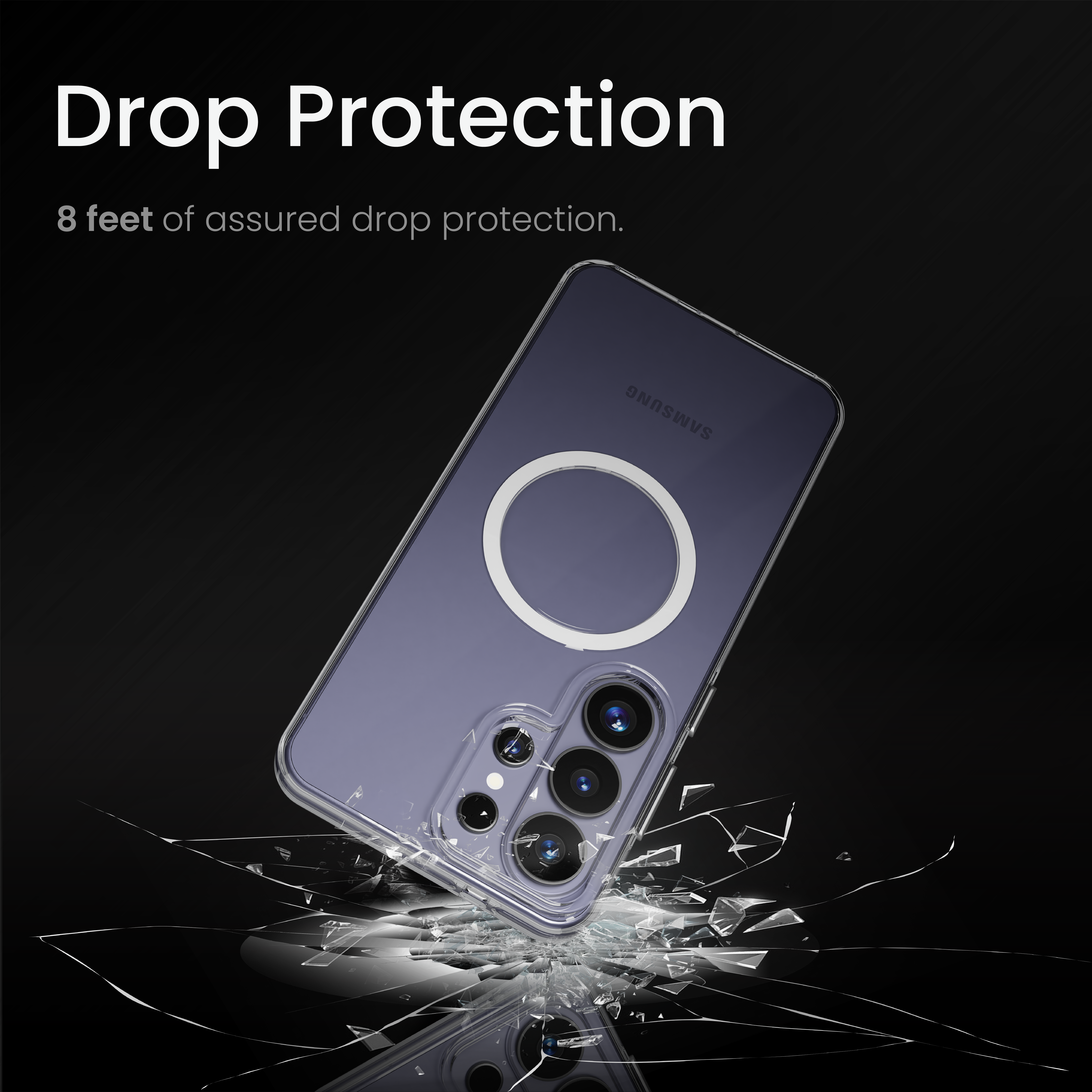 Super Crystal Case Cover For Samsung S26 Ultra