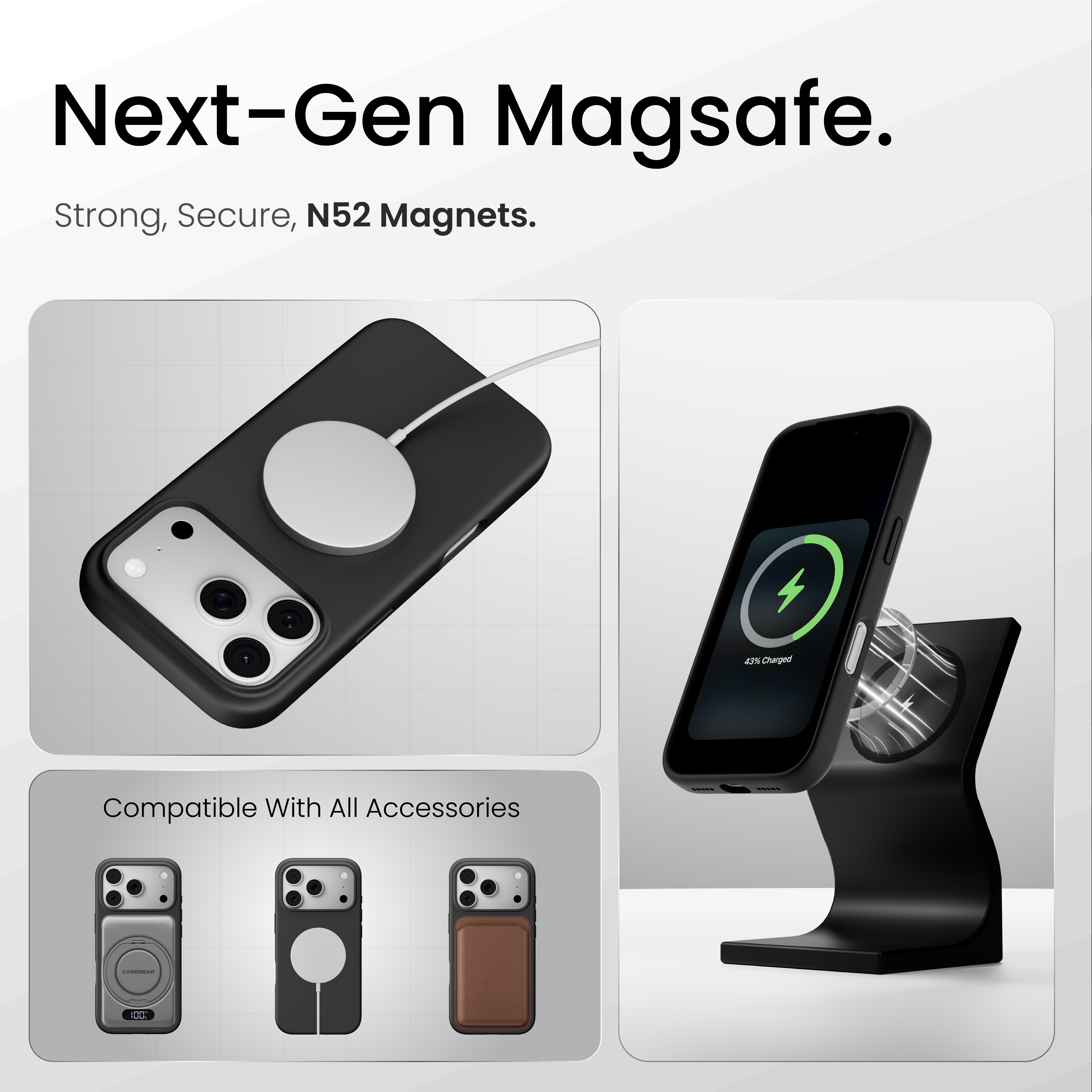 Silicone Snap Fit Case Cover For iPhone 17 Pro Max