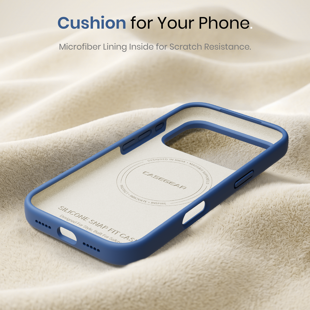 Silicone Snap Fit Case Cover For iPhone 18 Pro