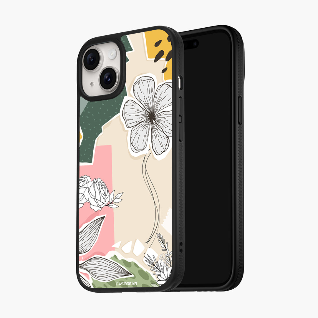 Paper Flower Case For iPhone 14