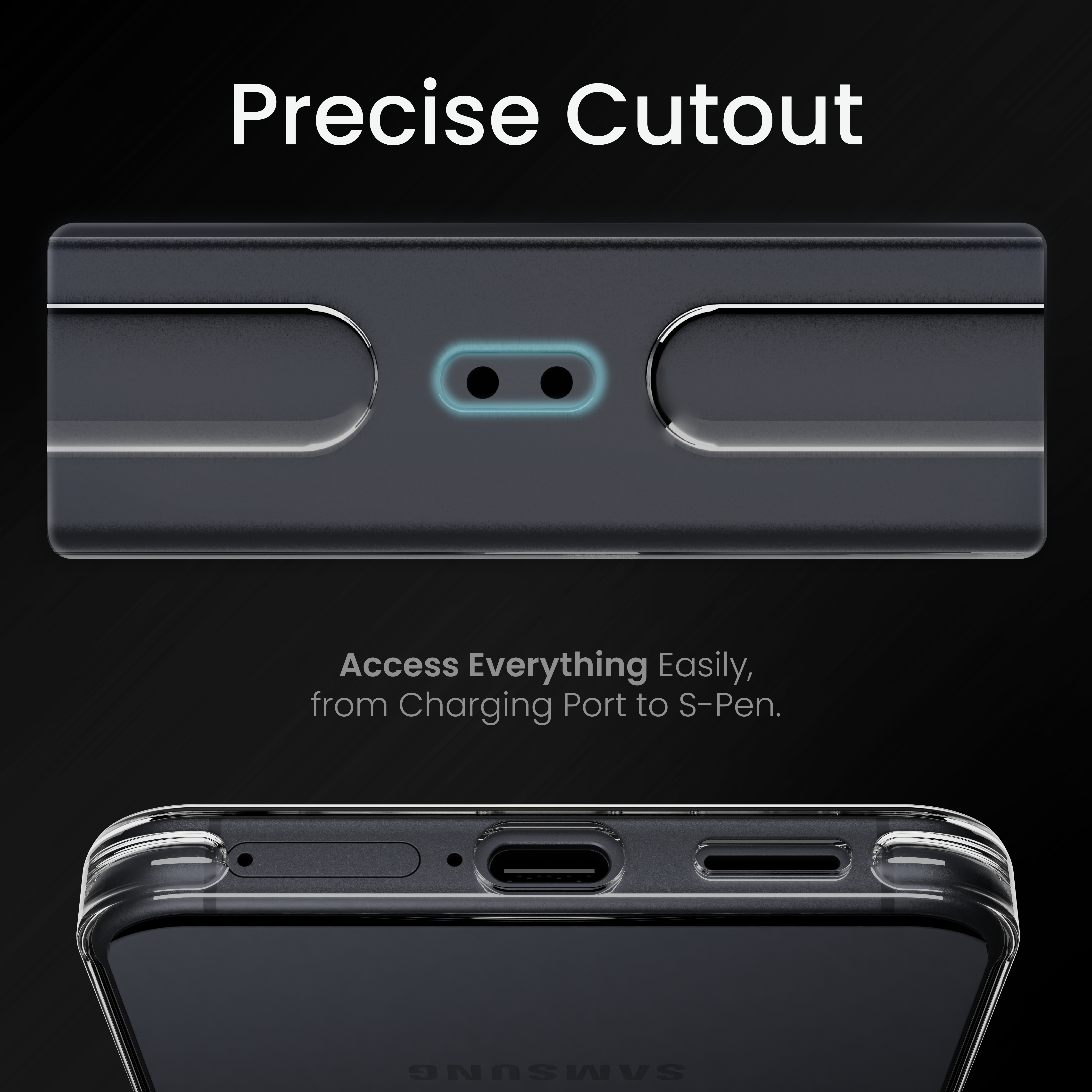 Super Crystal Case Cover For Samsung S25 Plus