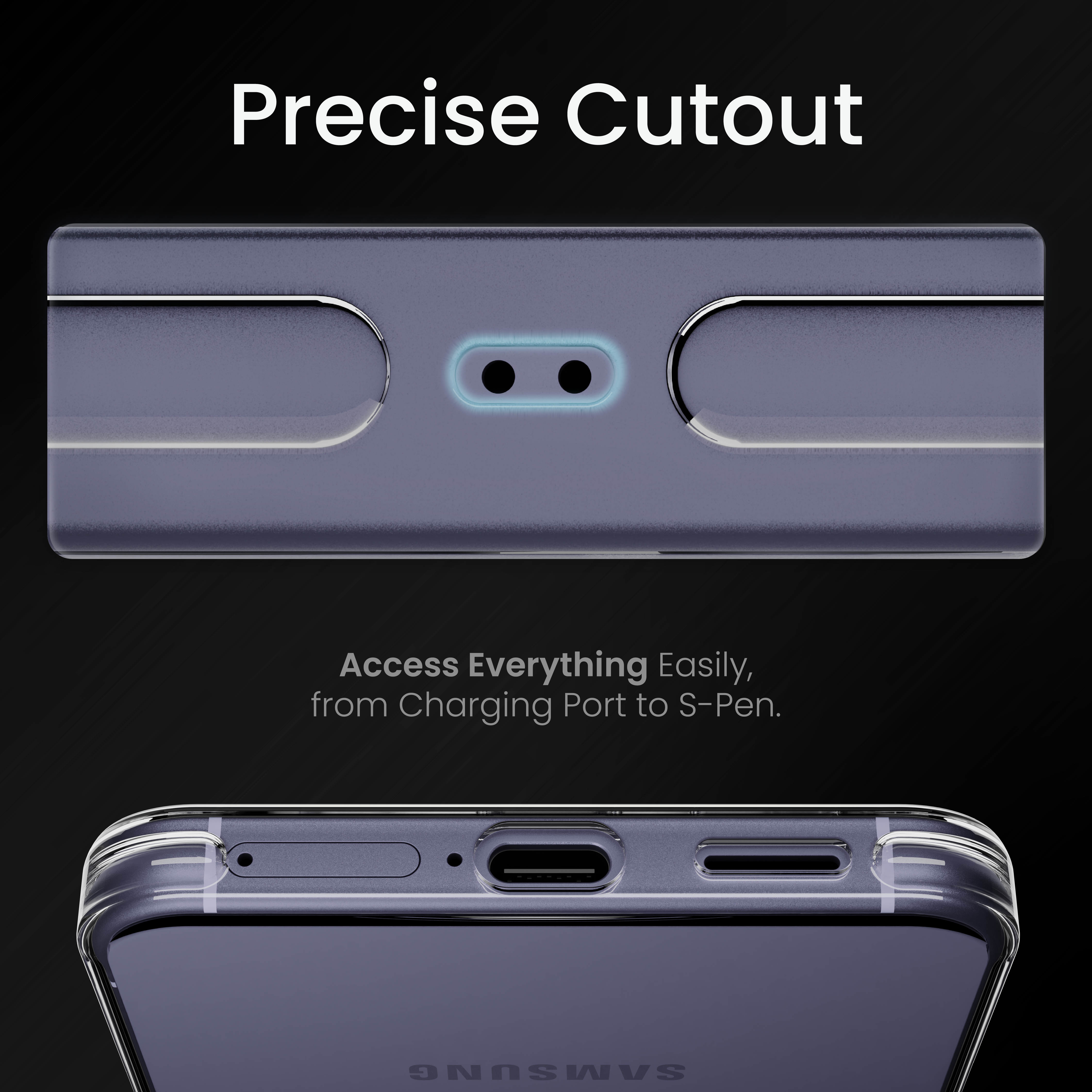 Super Crystal Case Cover For Samsung S26