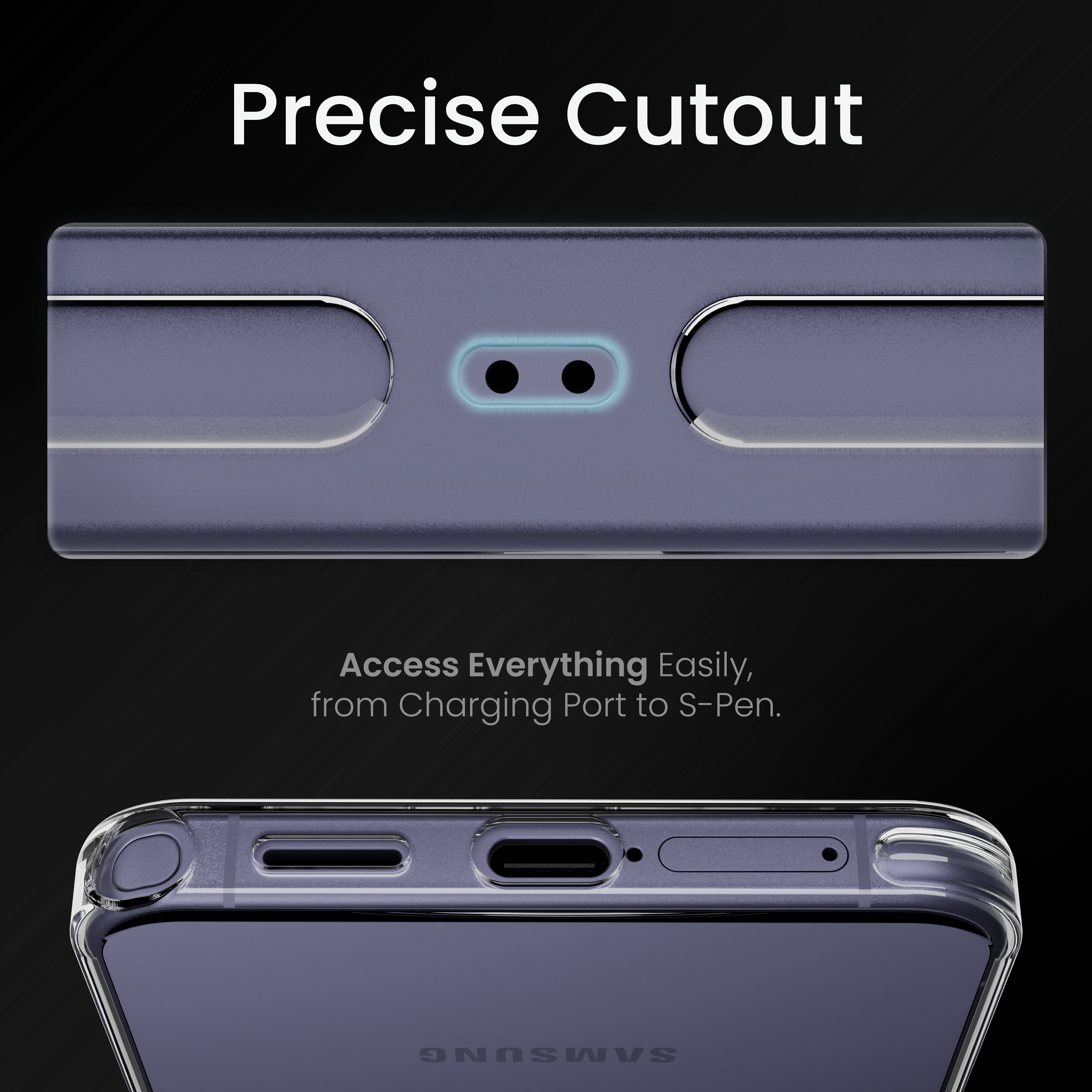 Super Crystal Case Cover For Samsung S26 Ultra