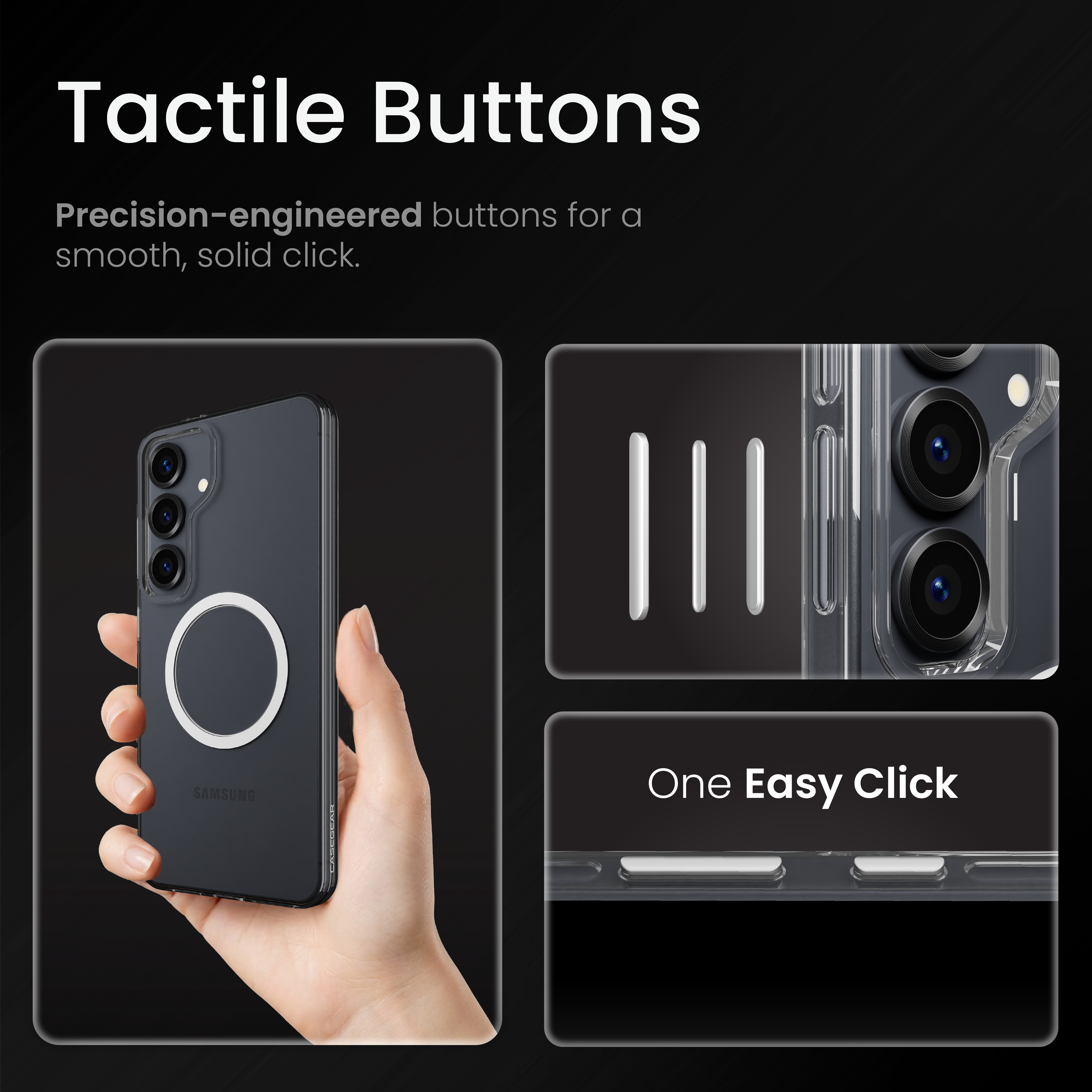 Super Crystal Case Cover For Samsung S25 Plus