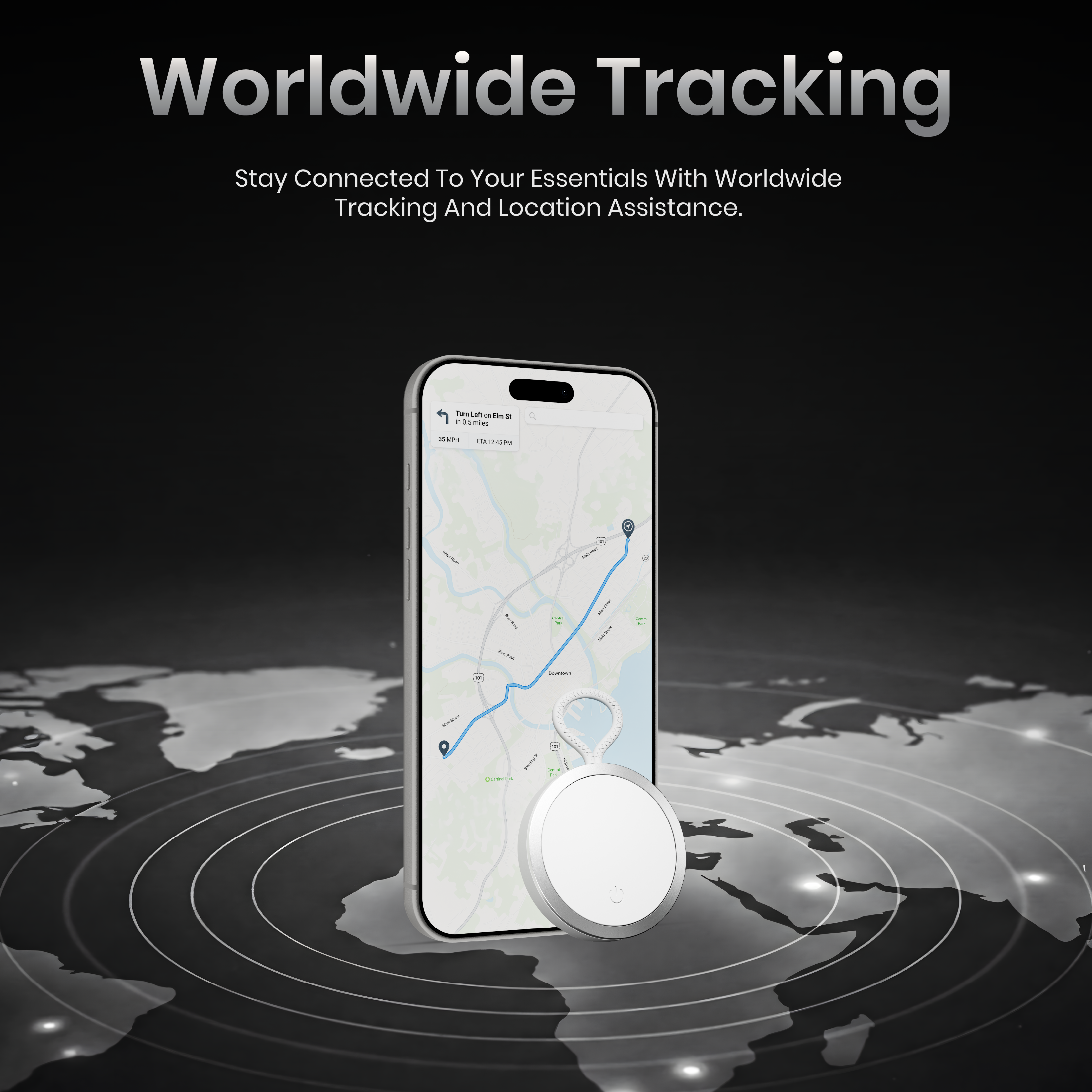 Atlas Universal Smart Tracker For Both IOS & Android