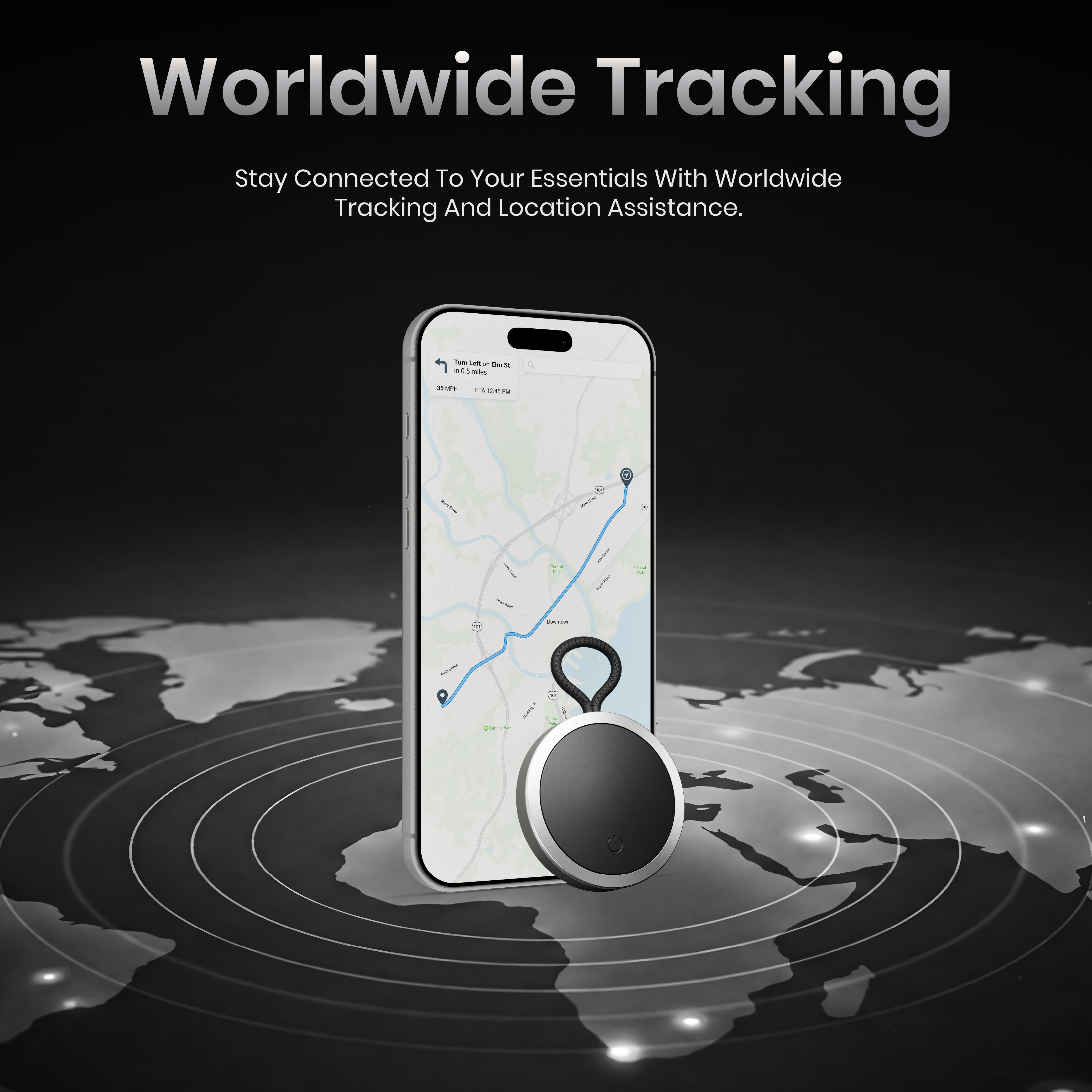 Atlas Universal Smart Tracker For Both IOS & Android